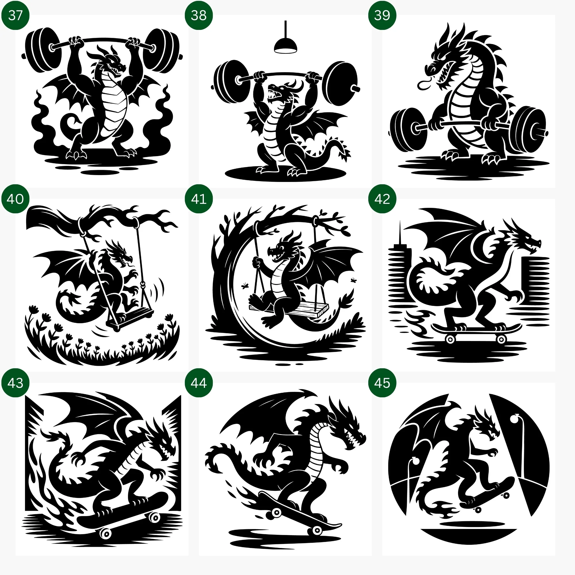 Dragon SVG Bundle - Image 6