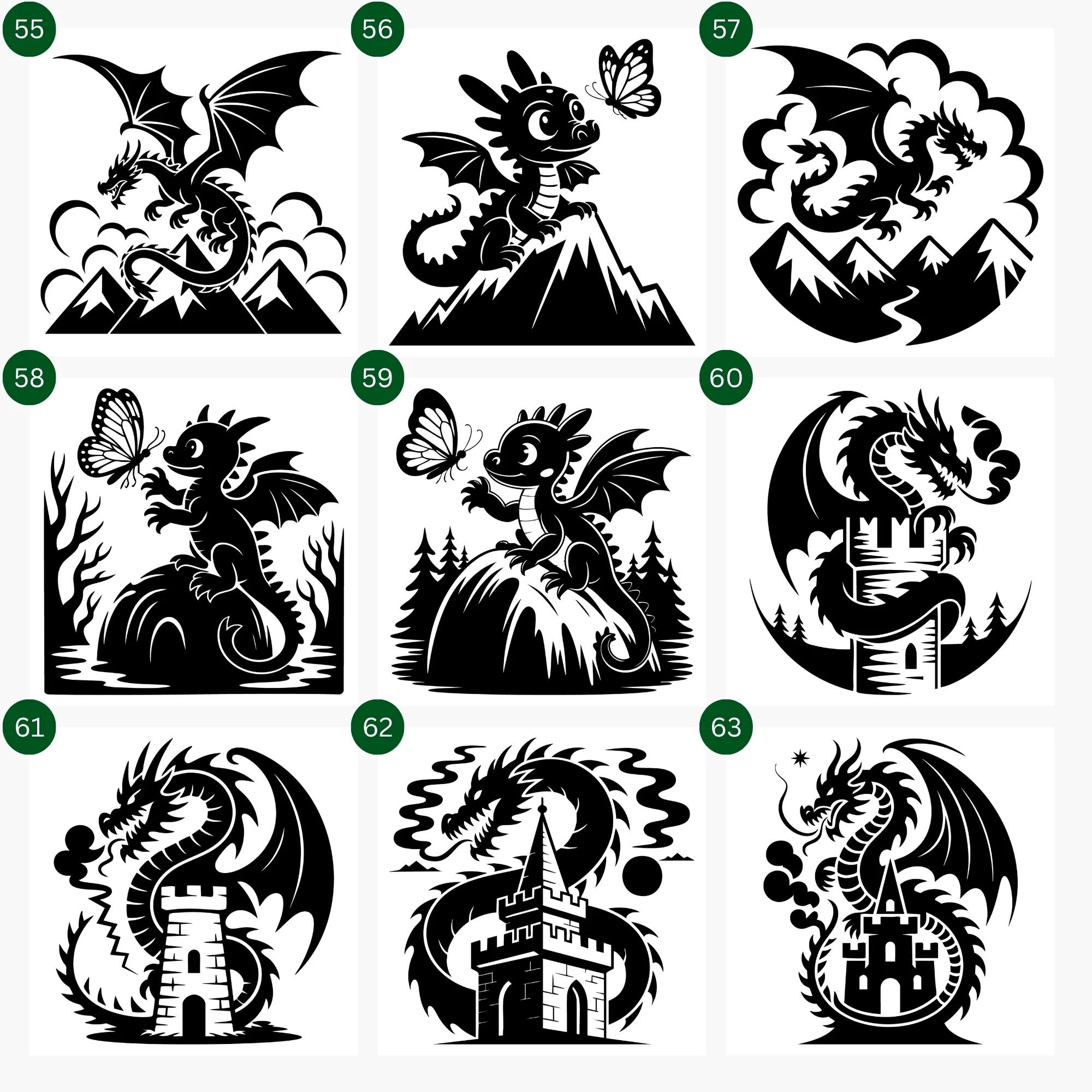 Dragon SVG Bundle - Image 8