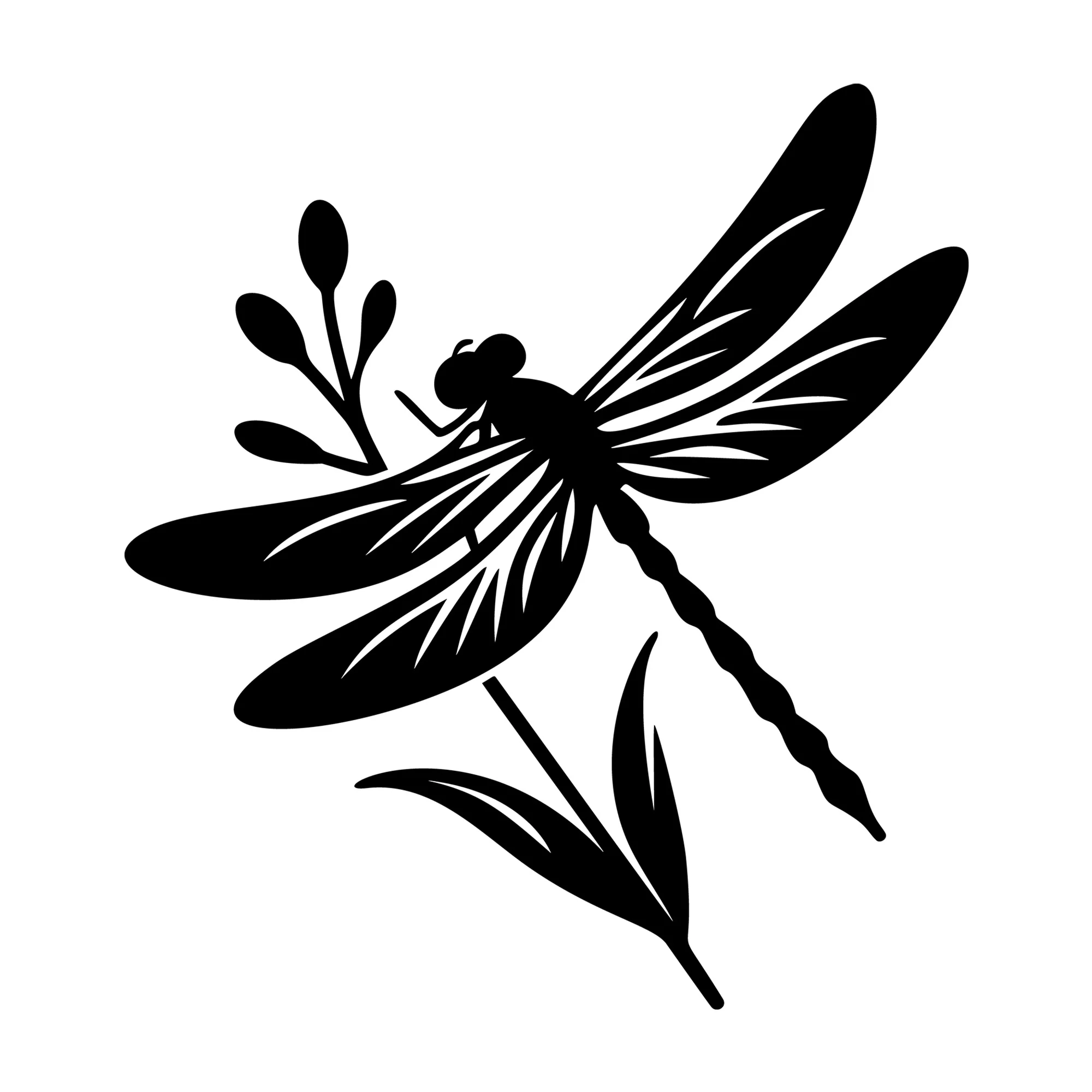 Dragonfly Silhouette SVG