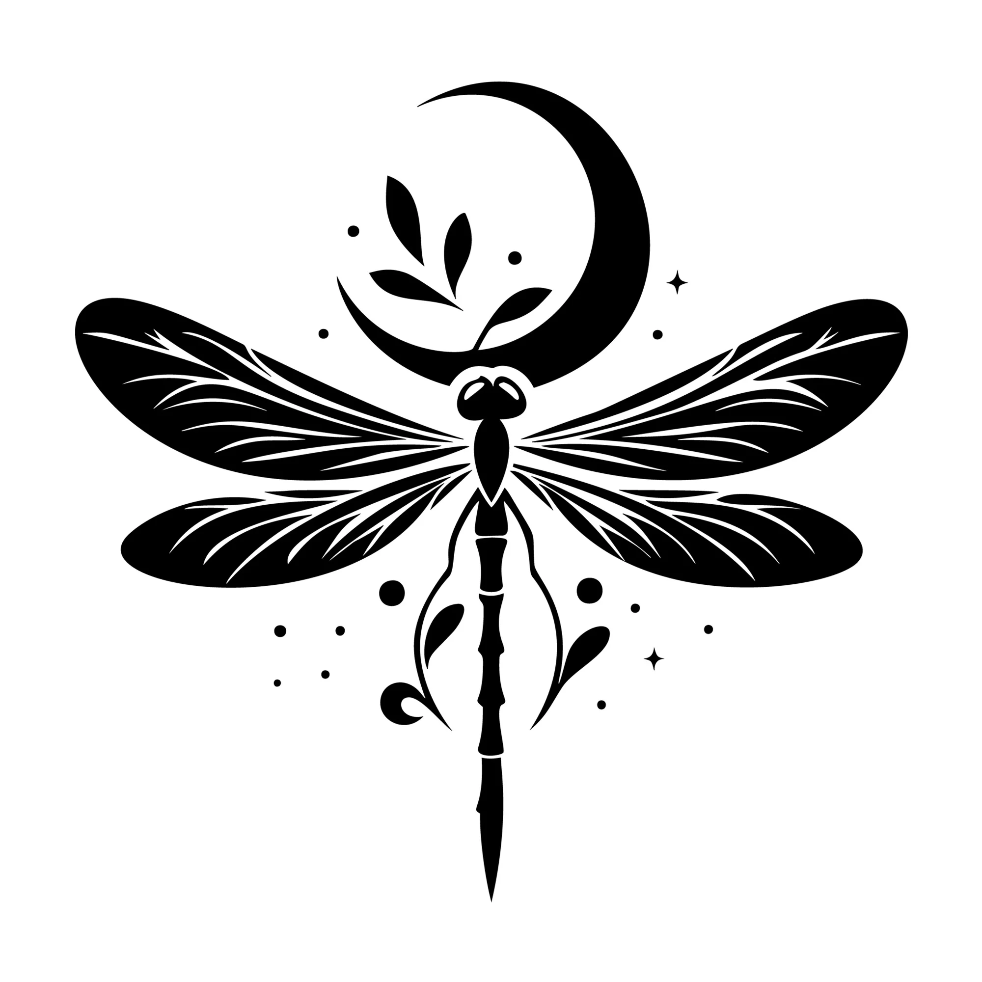 Dragonfly Silhouette SVG