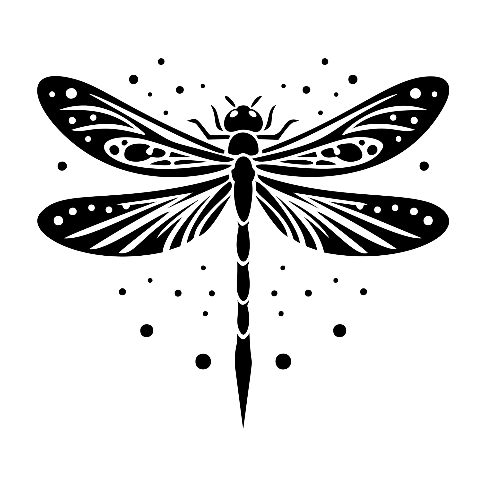 Dragonfly Silhouette SVG
