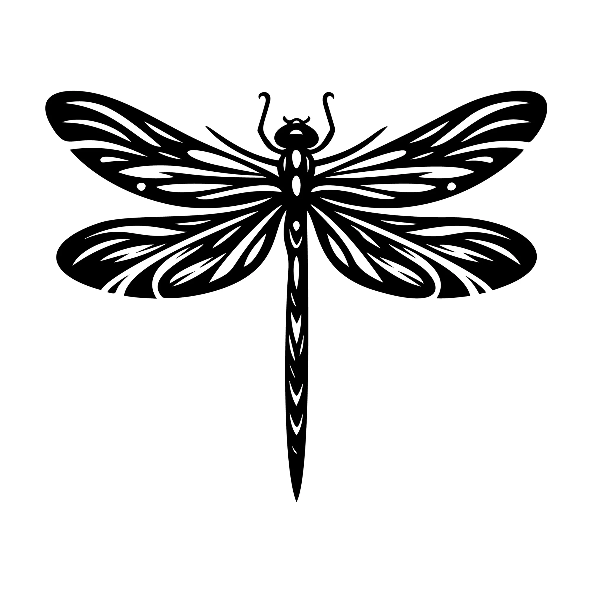 Dragonfly Silhouette SVG