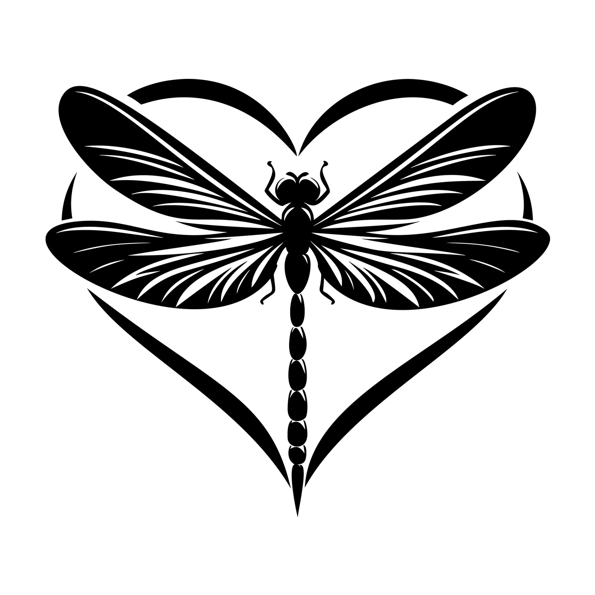 Dragonfly Silhouette SVG
