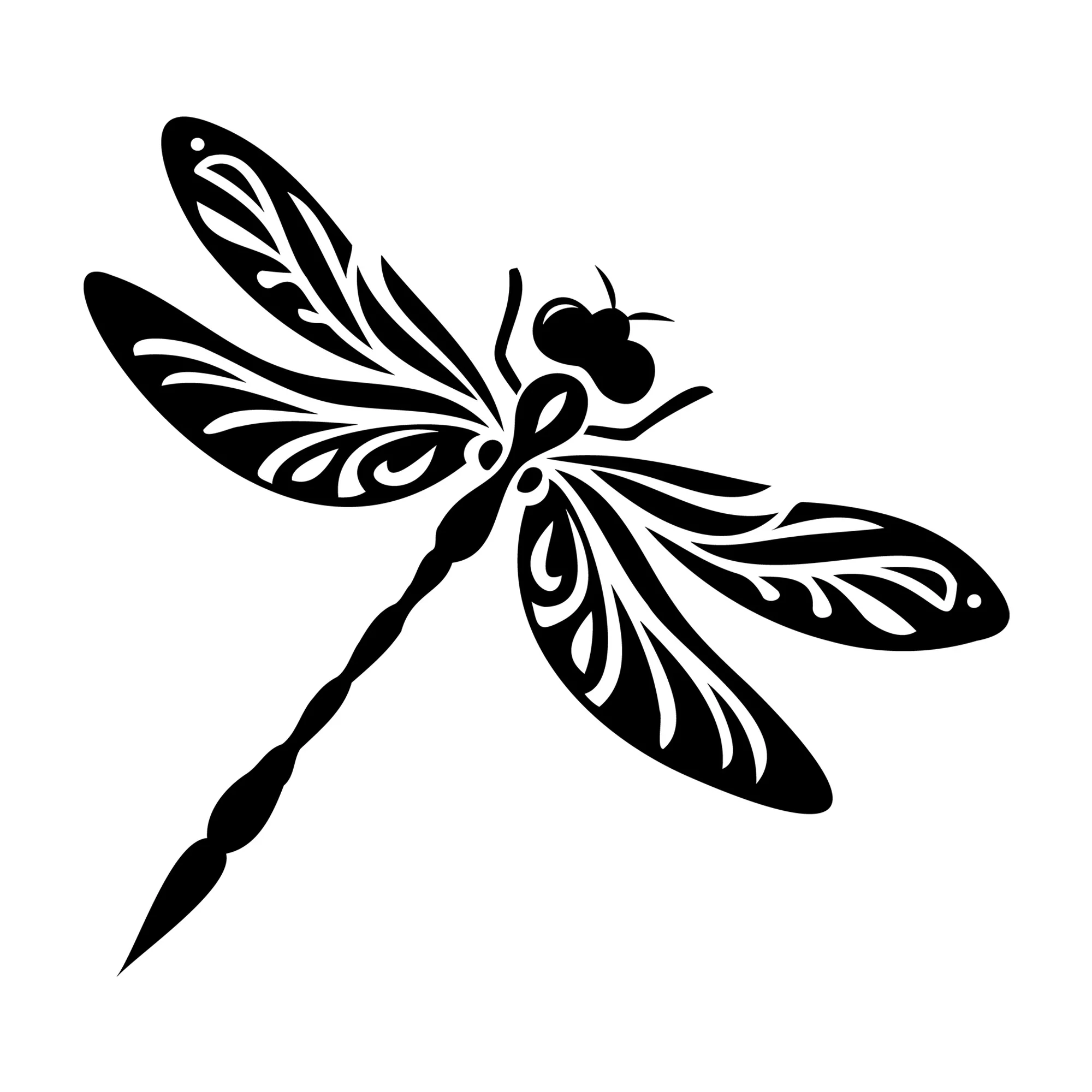 Dragonfly Silhouette SVG