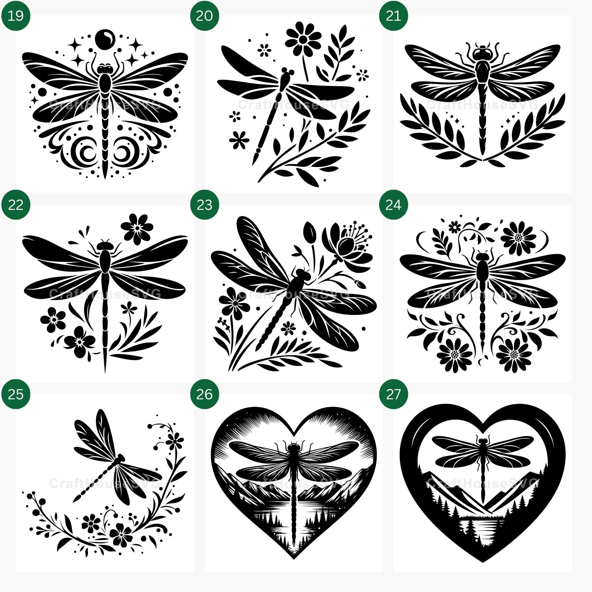 Dragonfly SVG Bundle - Image 4