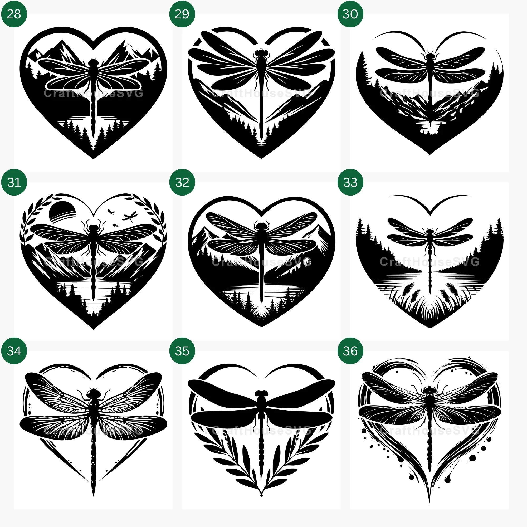 Dragonfly SVG Bundle - Image 5