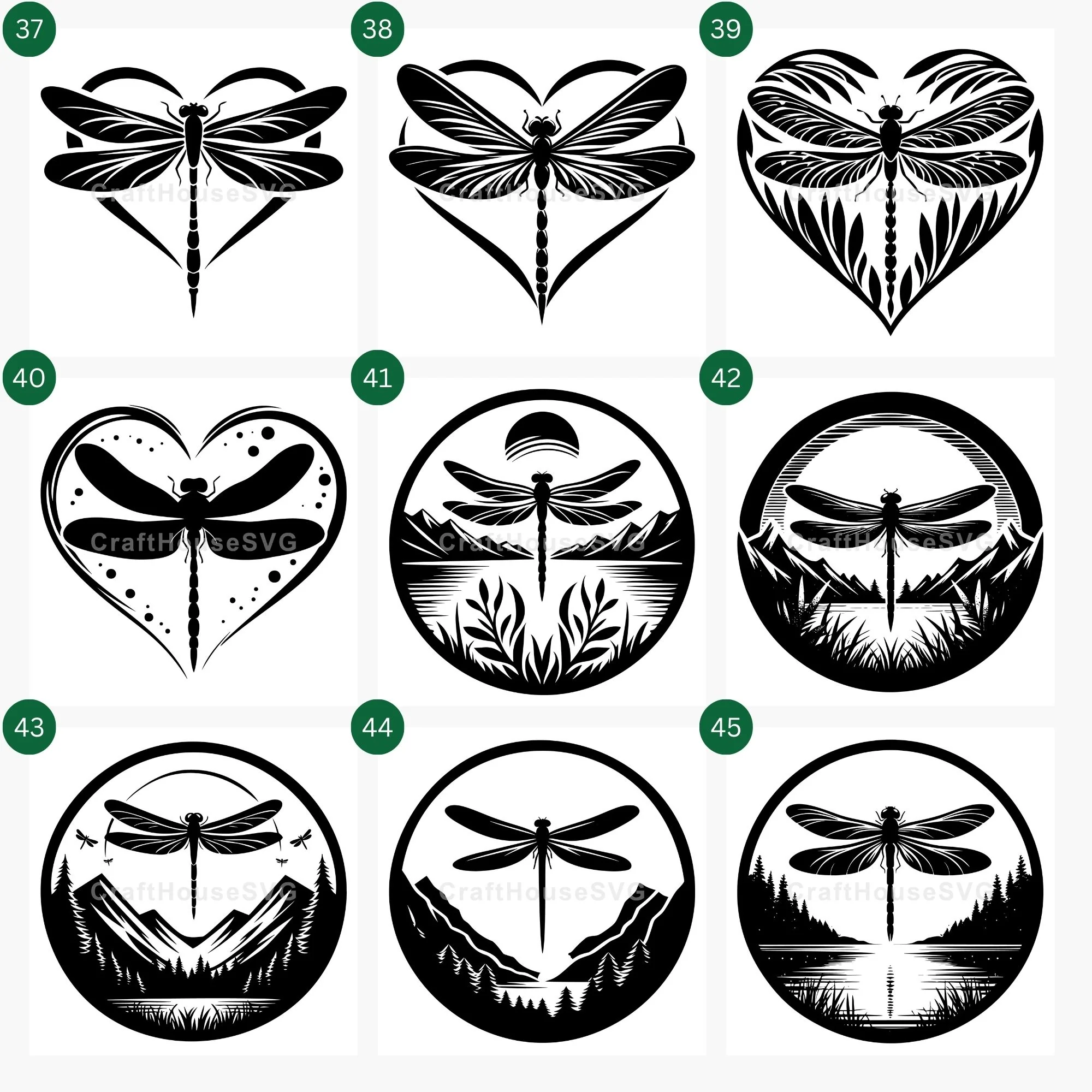 Dragonfly SVG Bundle - Image 6