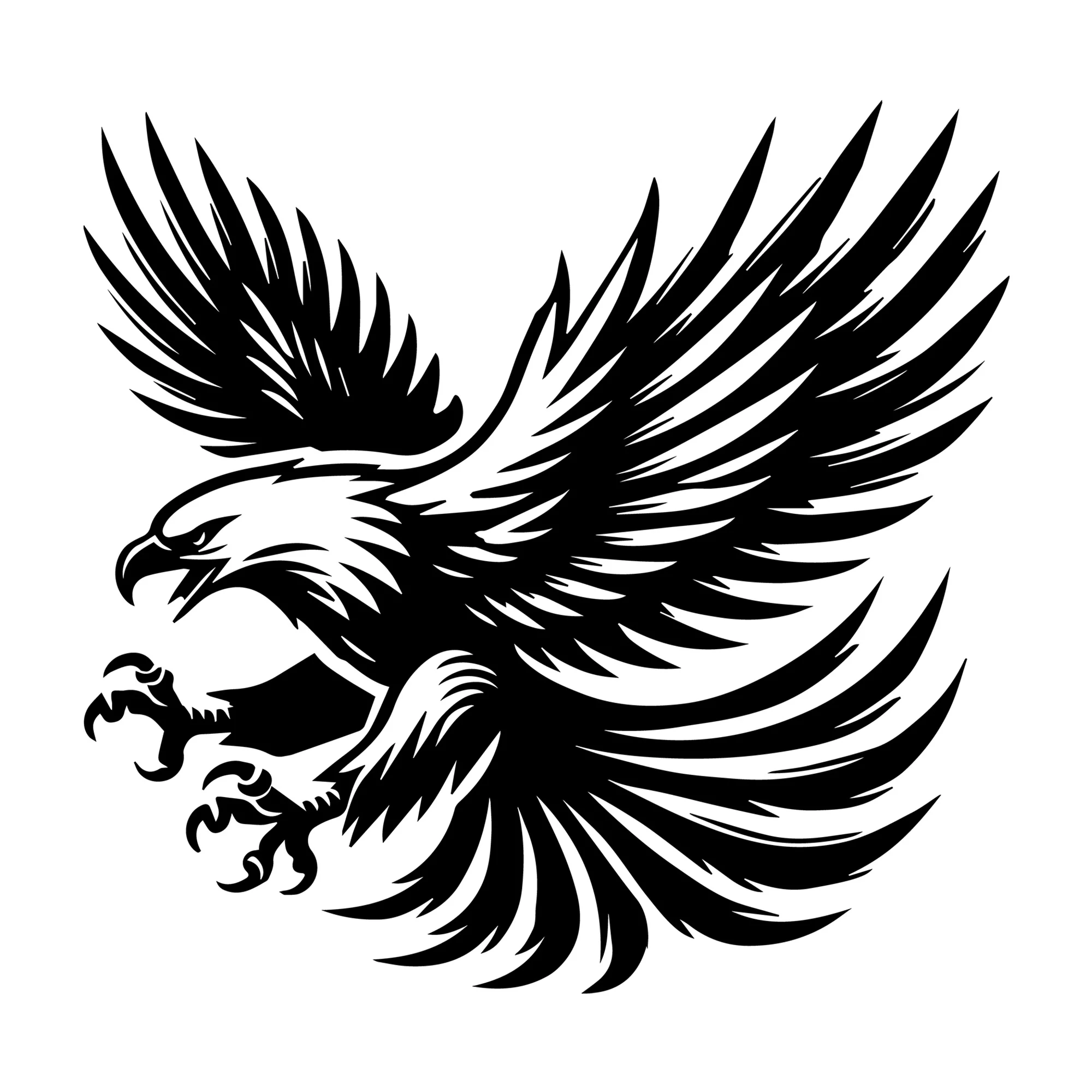 Eagle in Flight SVG