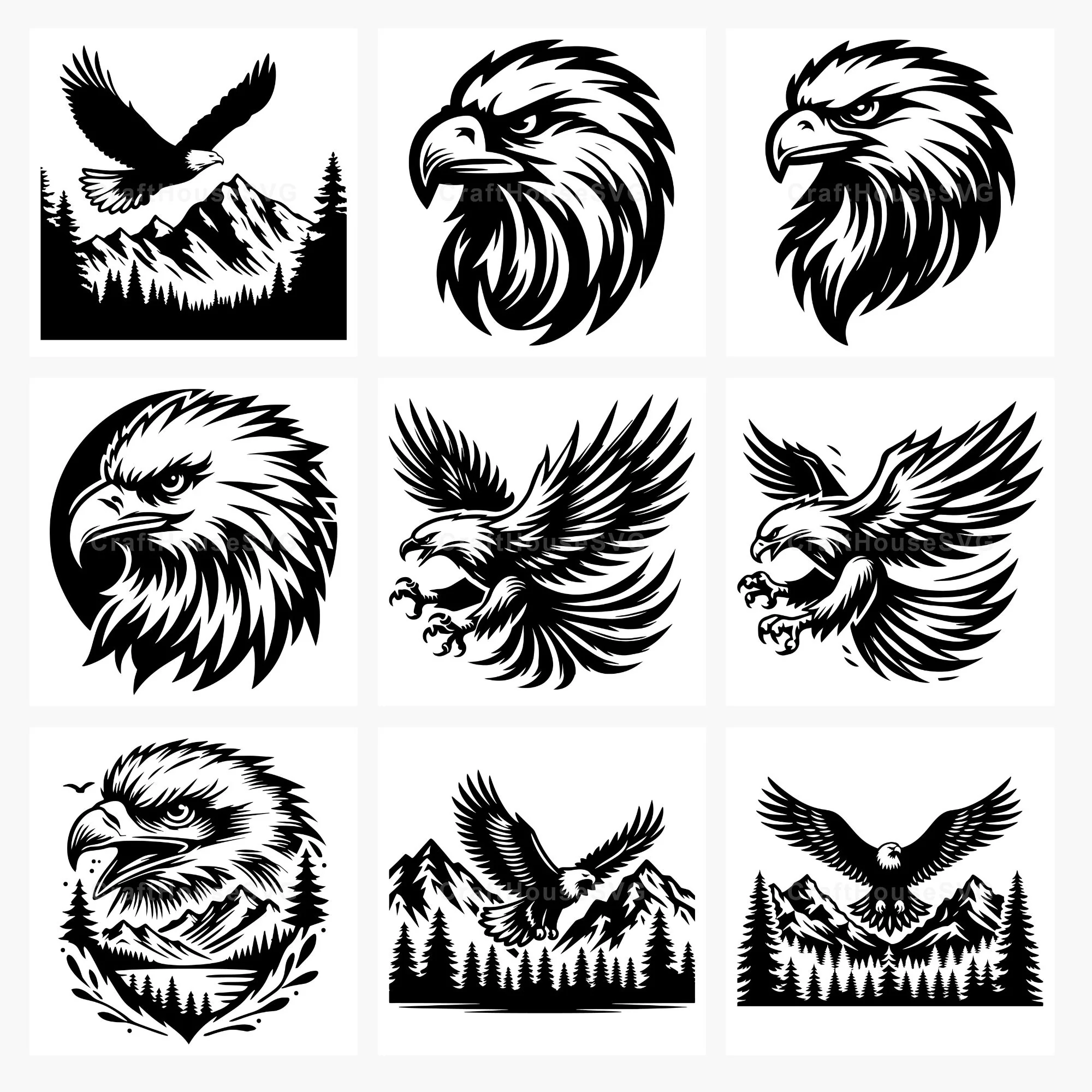 Eagle SVG Bundle - Image 2