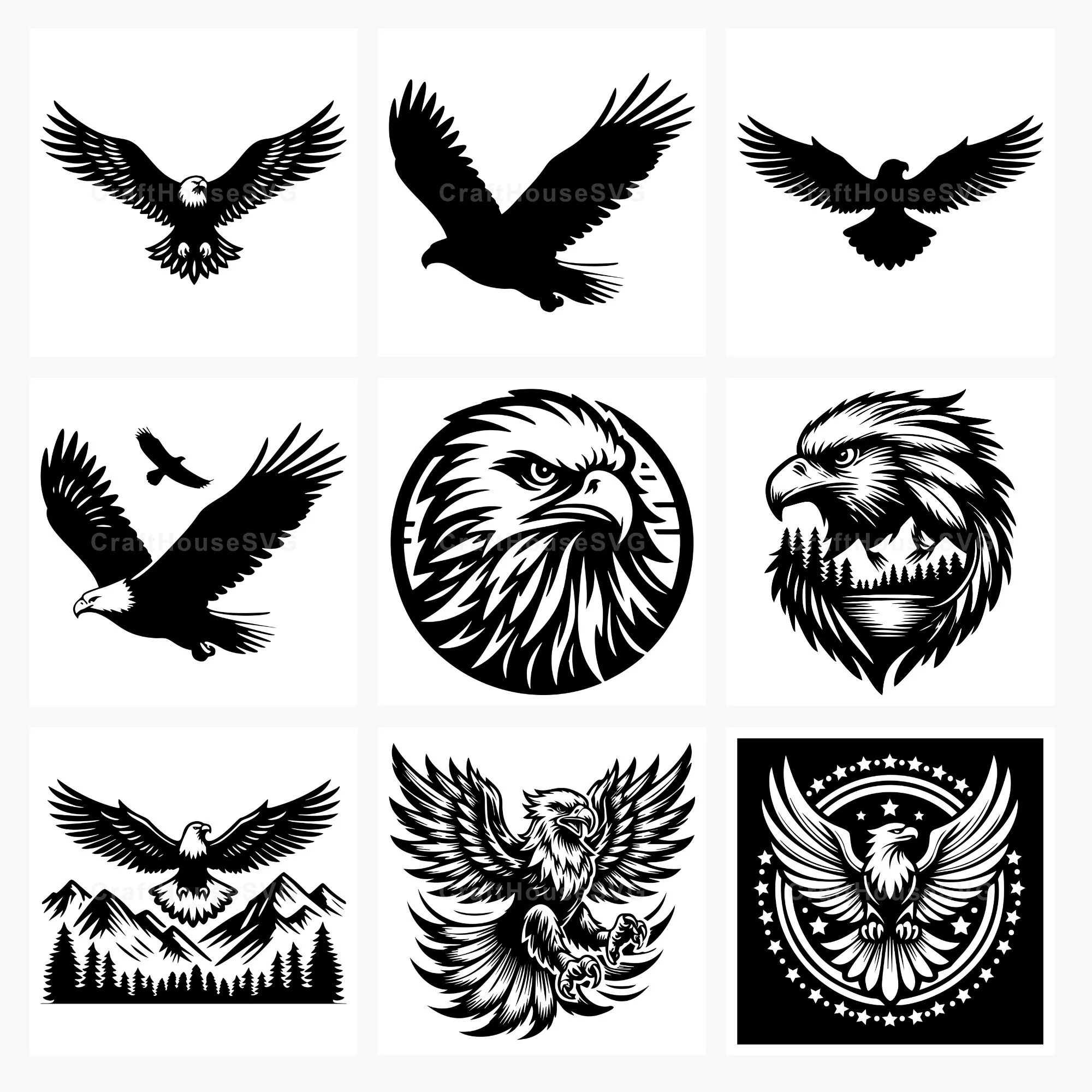 Eagle SVG Bundle - Image 3