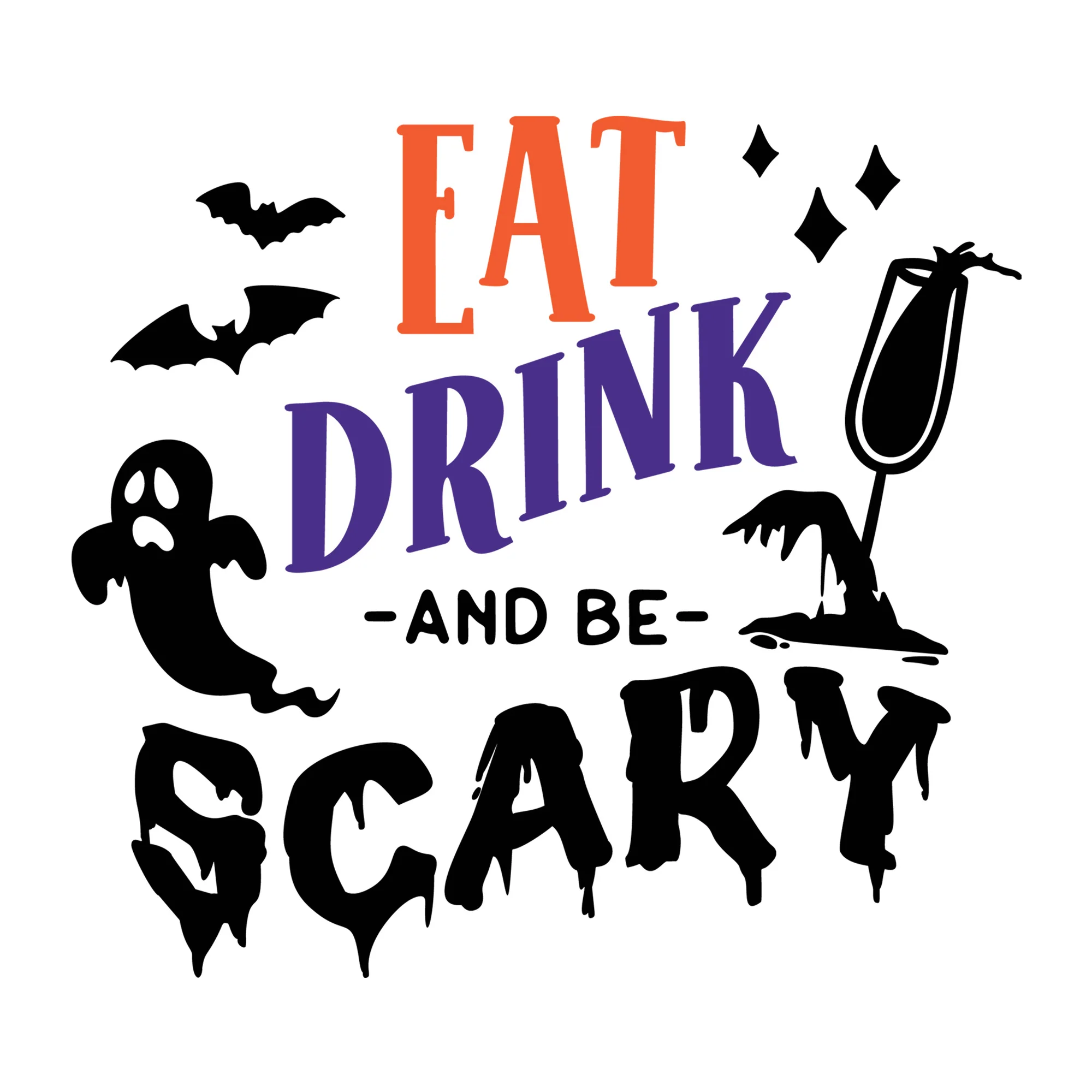 Eat Drink And Be Merry SVG