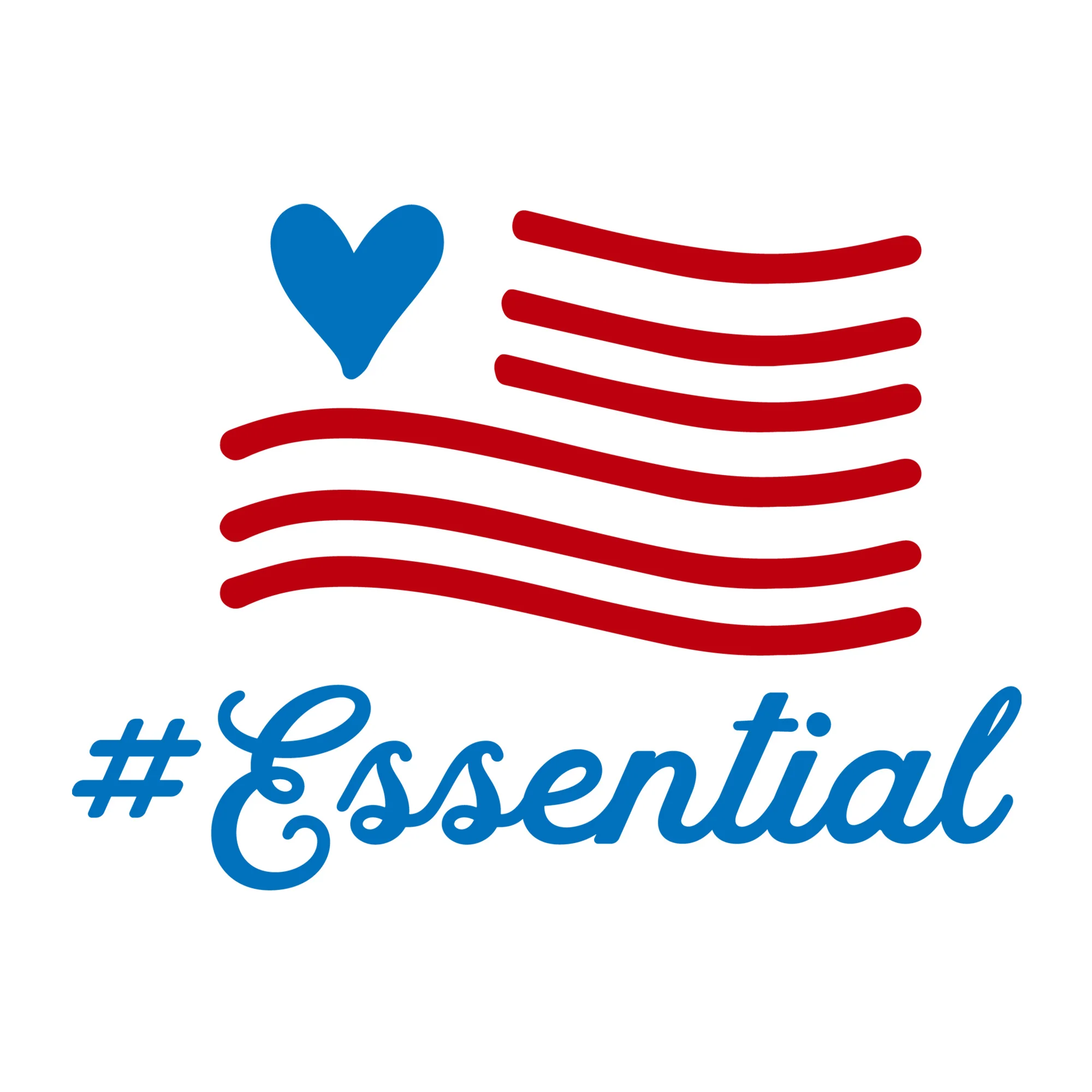 Essential American Flag SVG