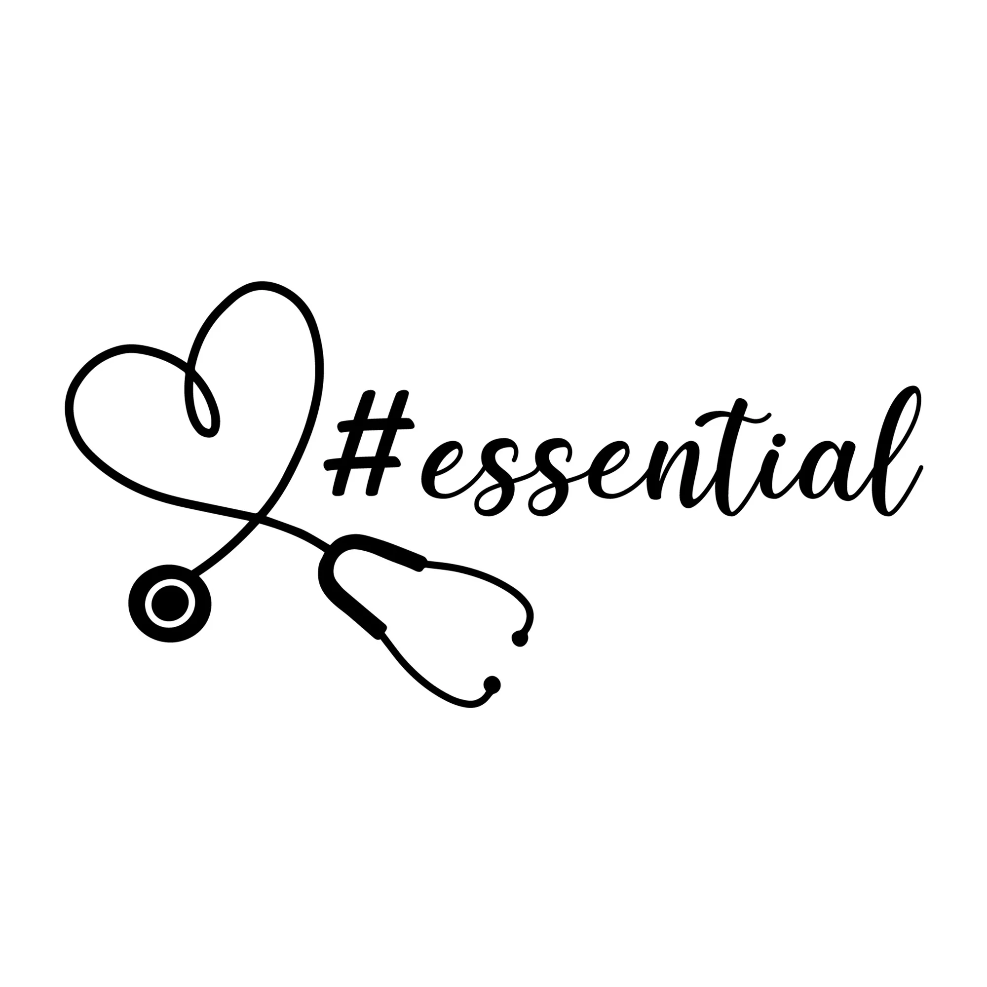 Essential Heart Stethoscope SVG