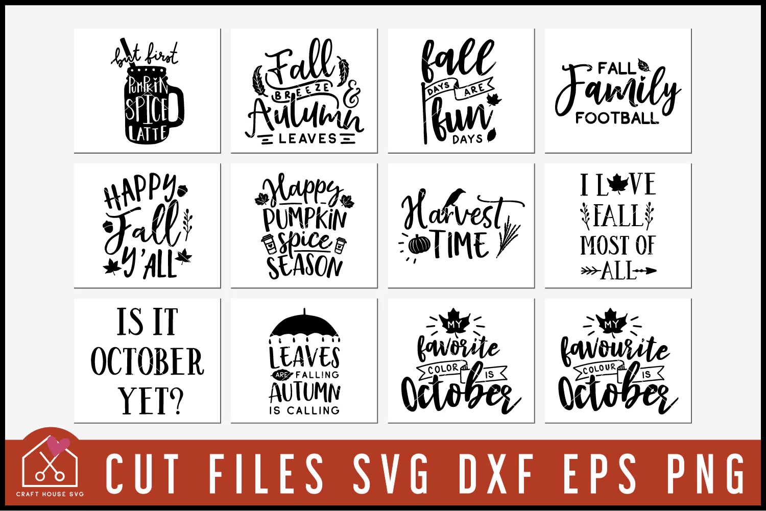 Fall Autumn SVG Bundle - Image 3