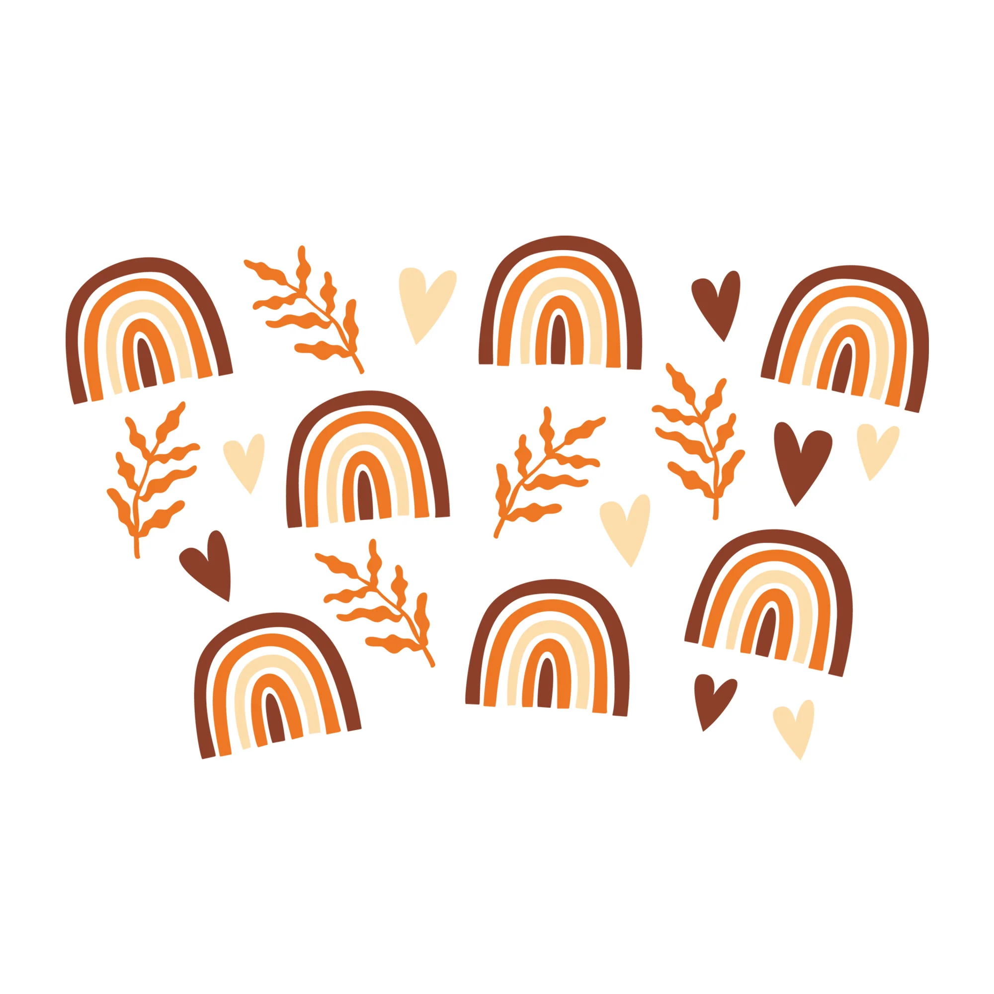 Fall Rainbow Wrap SVG
