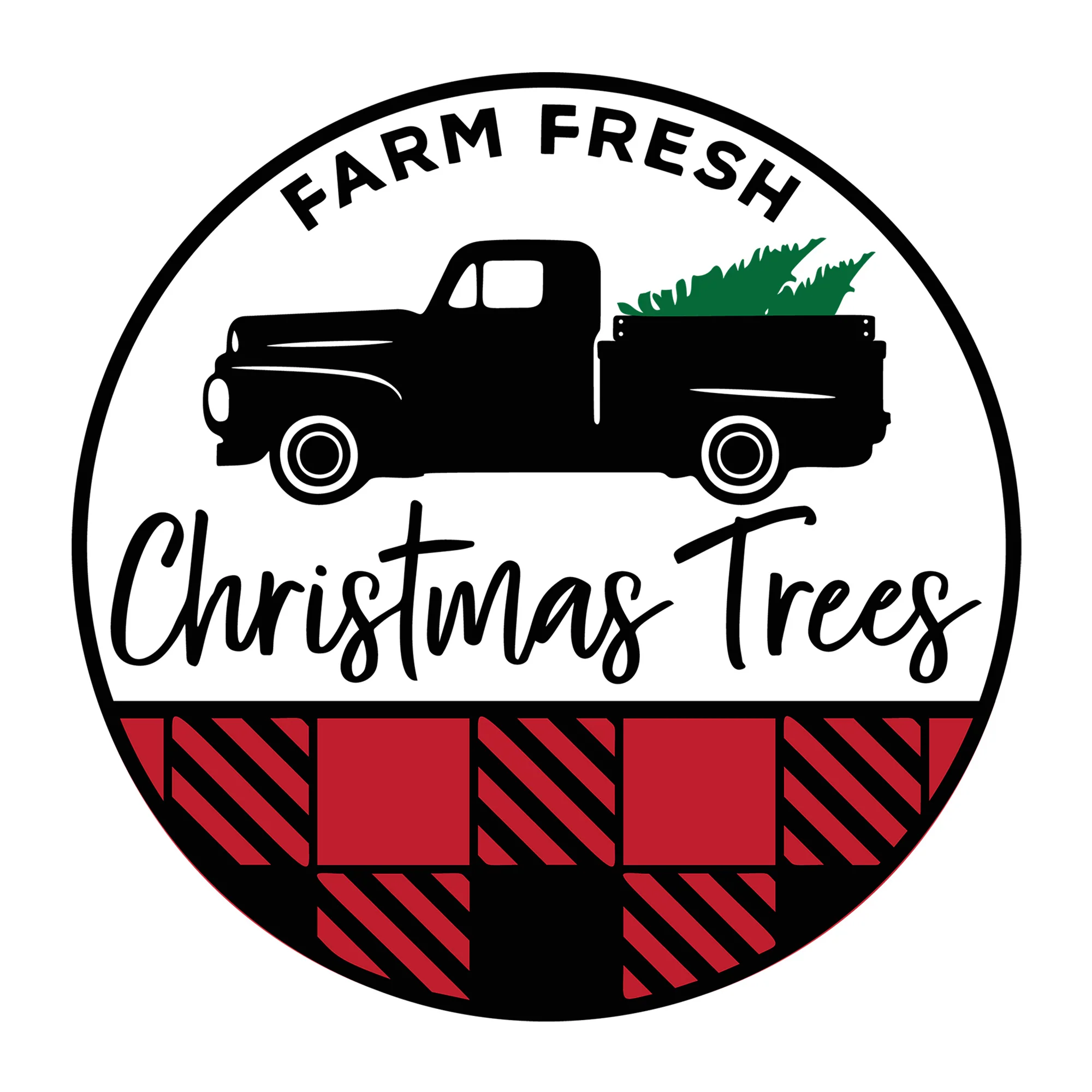 Farm Fresh Christmas Trees SVG