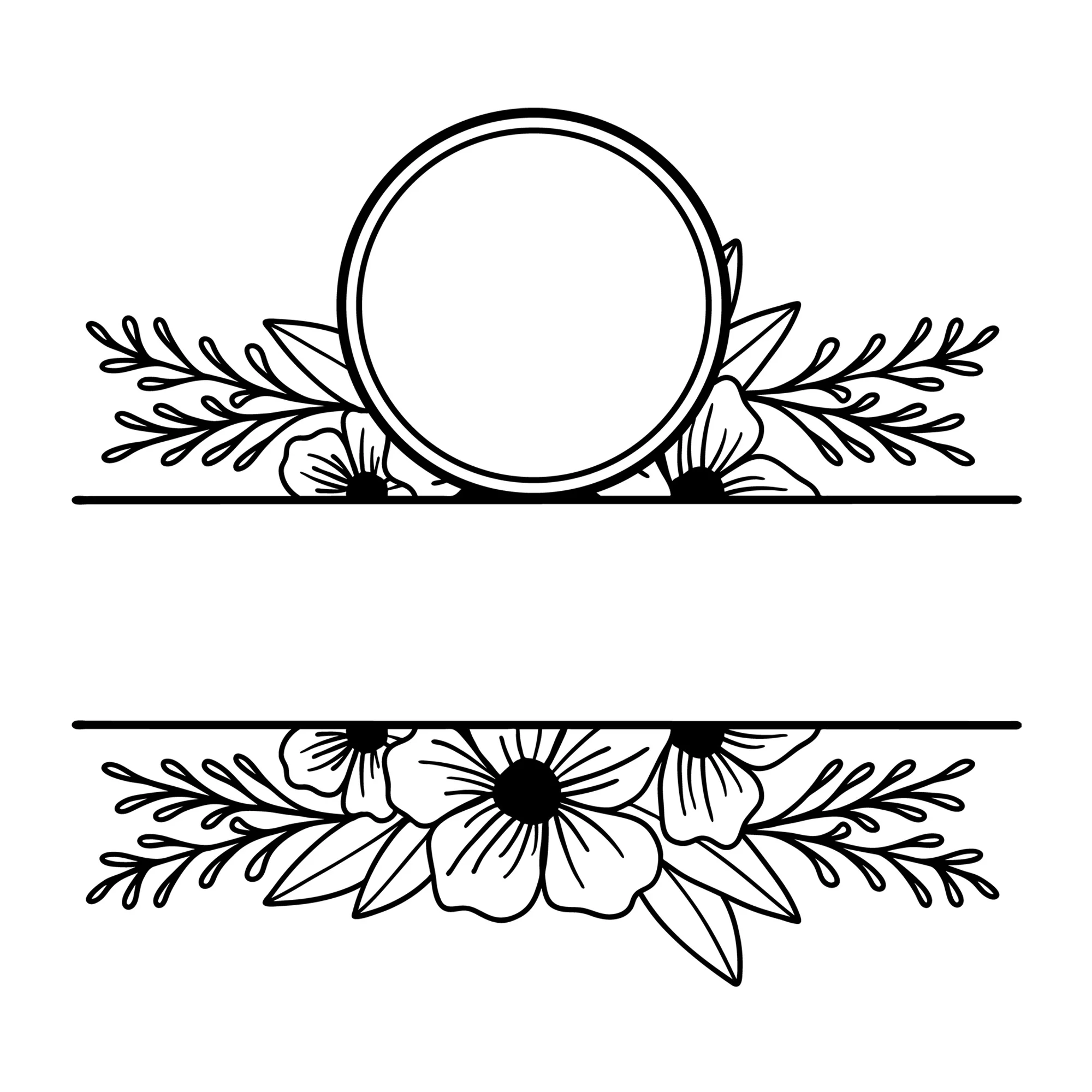 Farmhouse Monogram SVG