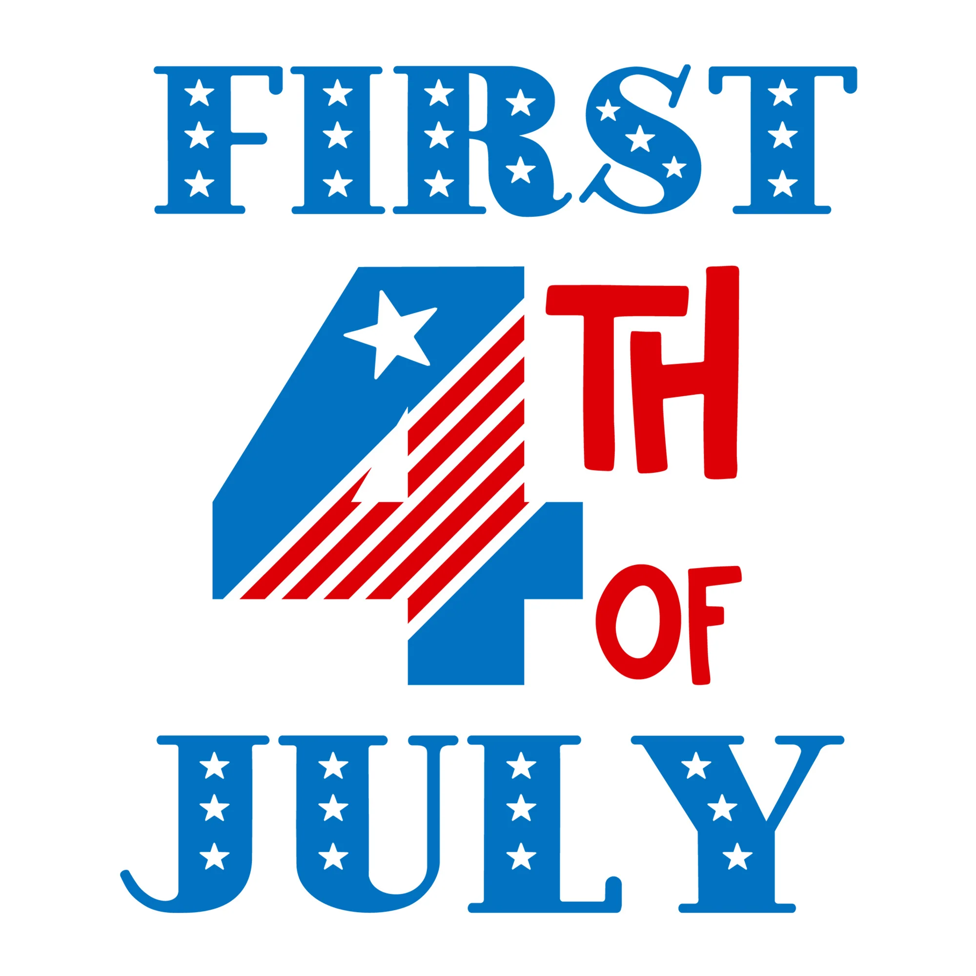First 4th of July SVG