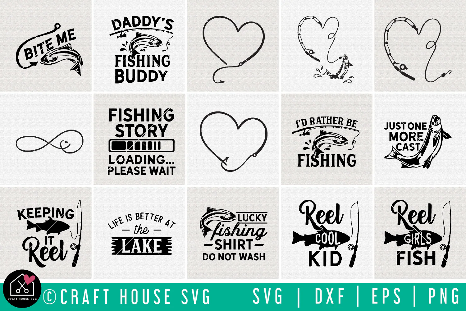 Fishing SVG Bundle - Image 3