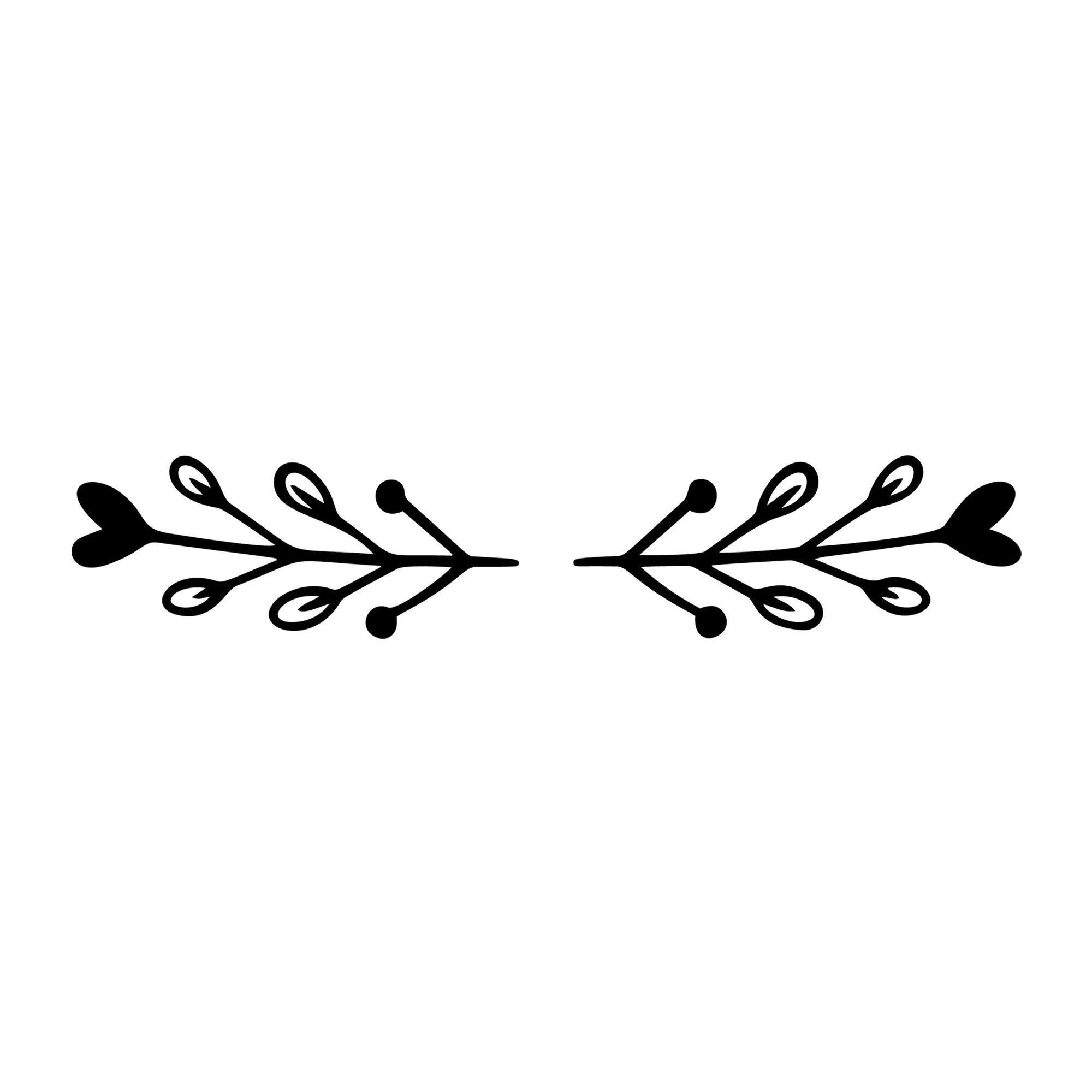 Floral Divider SVG