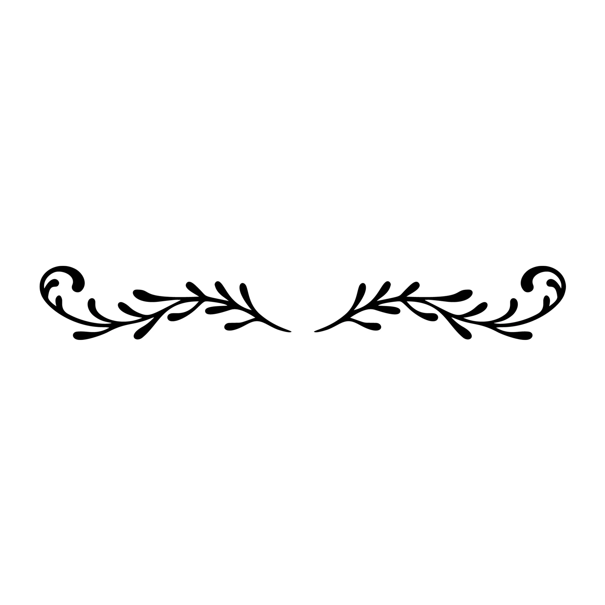 Floral Divider SVG