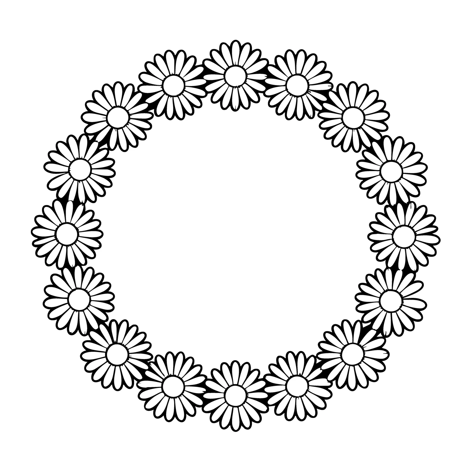 Floral Frame SVG