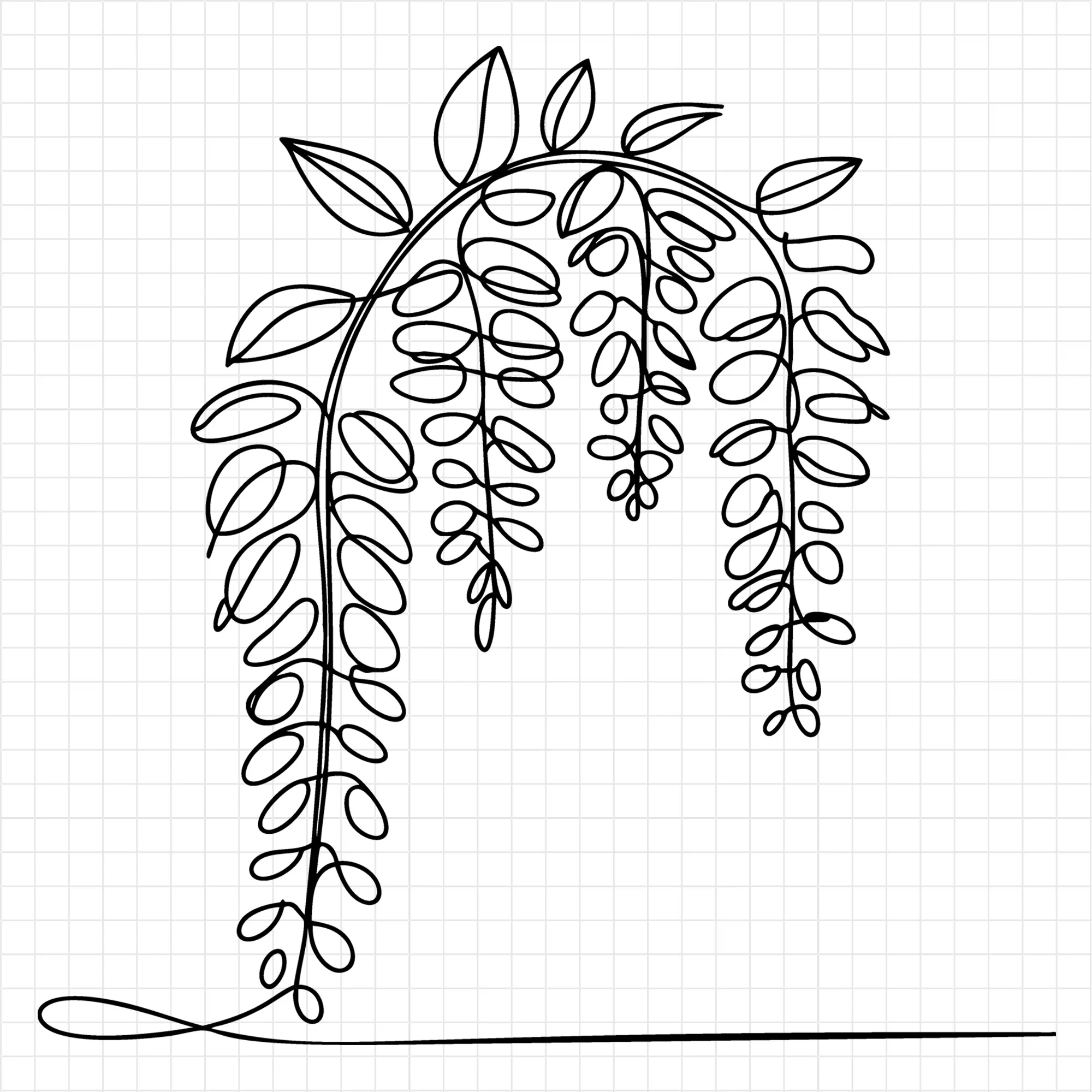 Floral Line Art SVG Bundle - Image 28