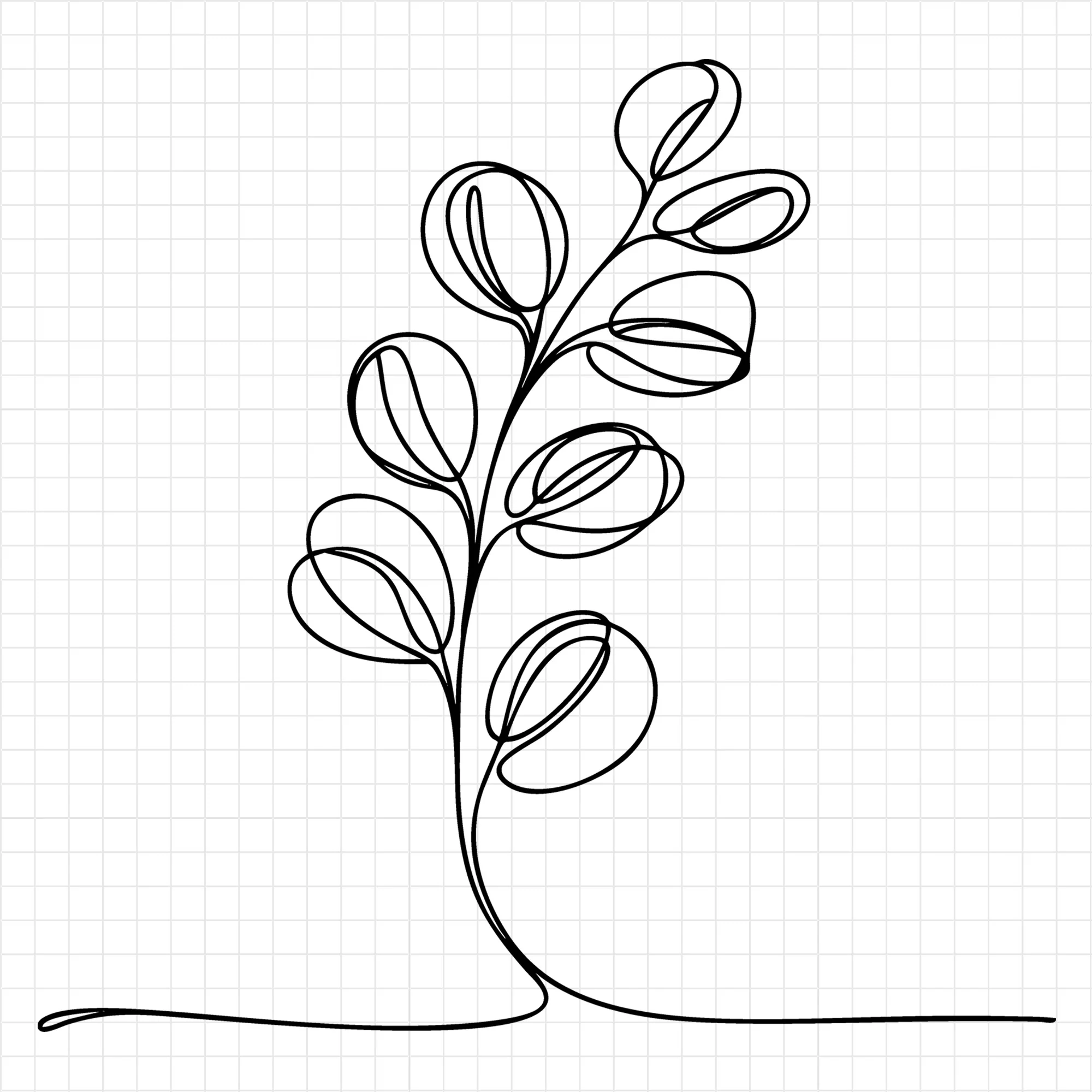 Floral Line Art SVG Bundle - Image 3