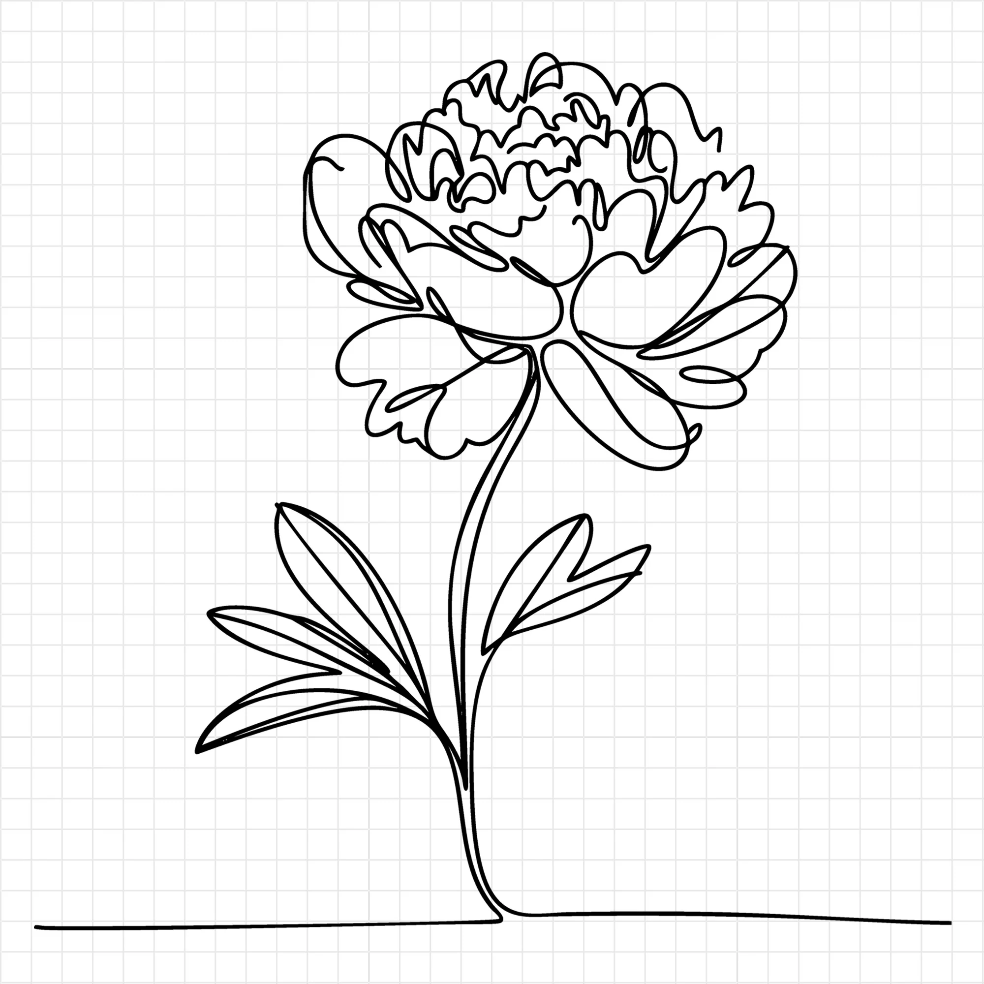 Floral Line Art SVG Bundle - Image 32