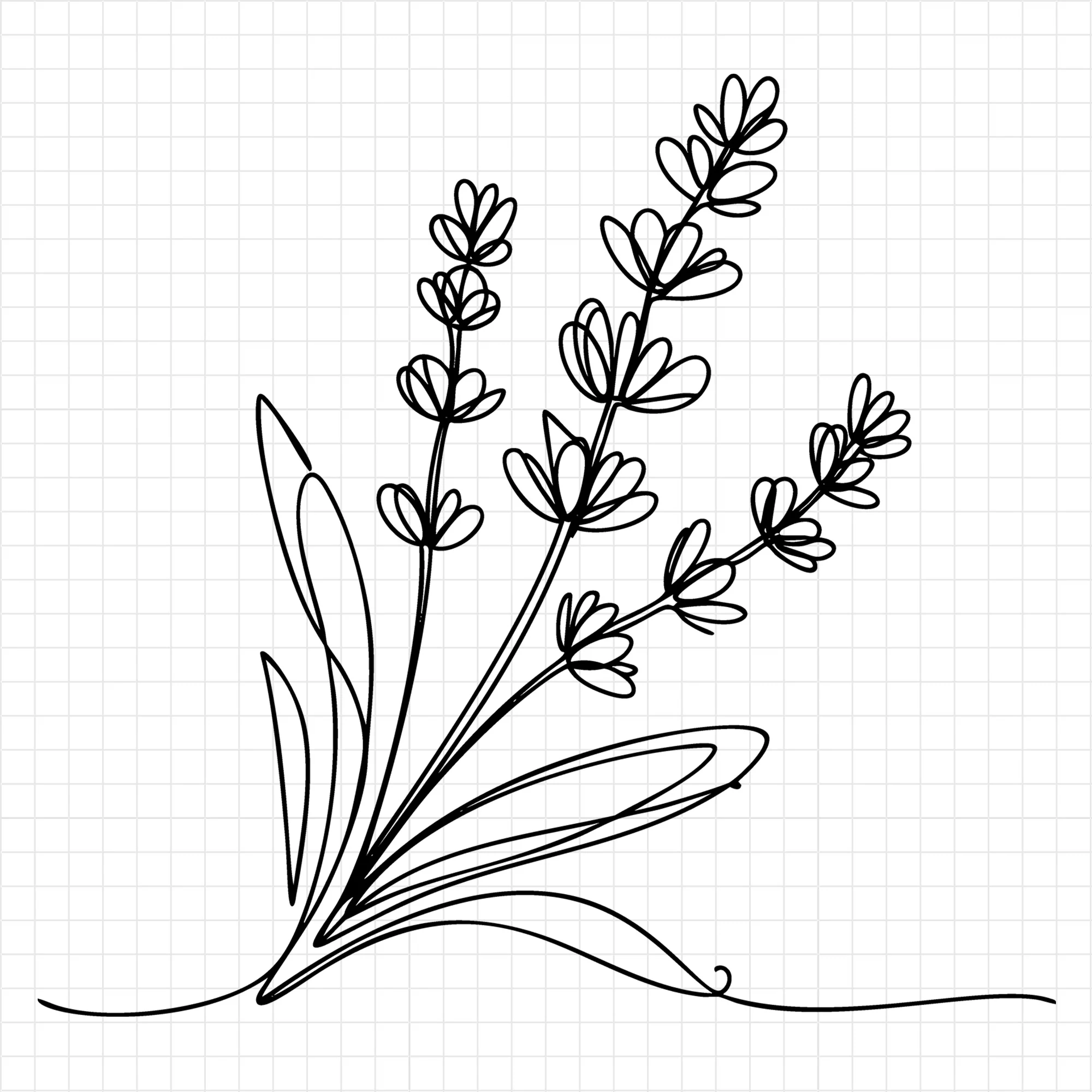 Floral Line Art SVG Bundle - Image 36