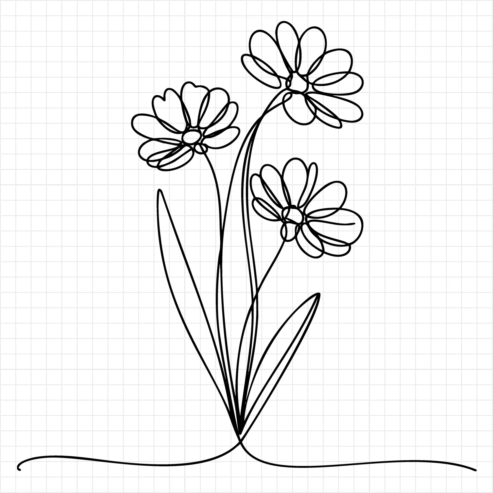 Floral Line Art SVG Bundle - Image 4