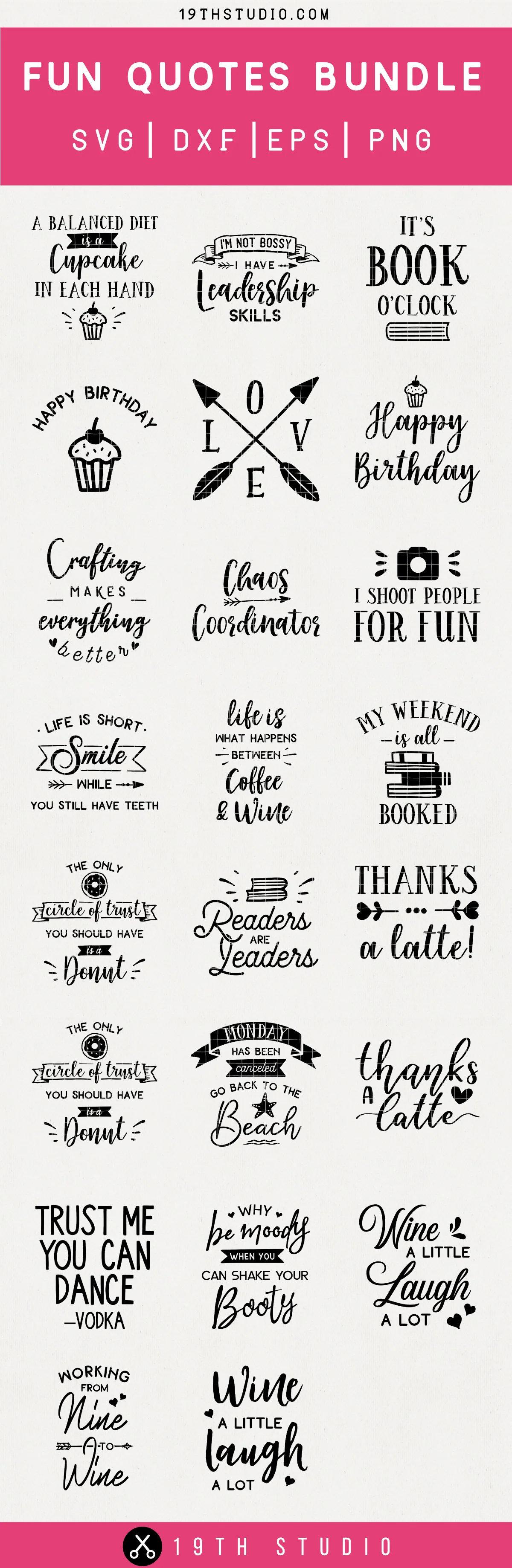 Fun Quotes SVG Bundle - Image 5