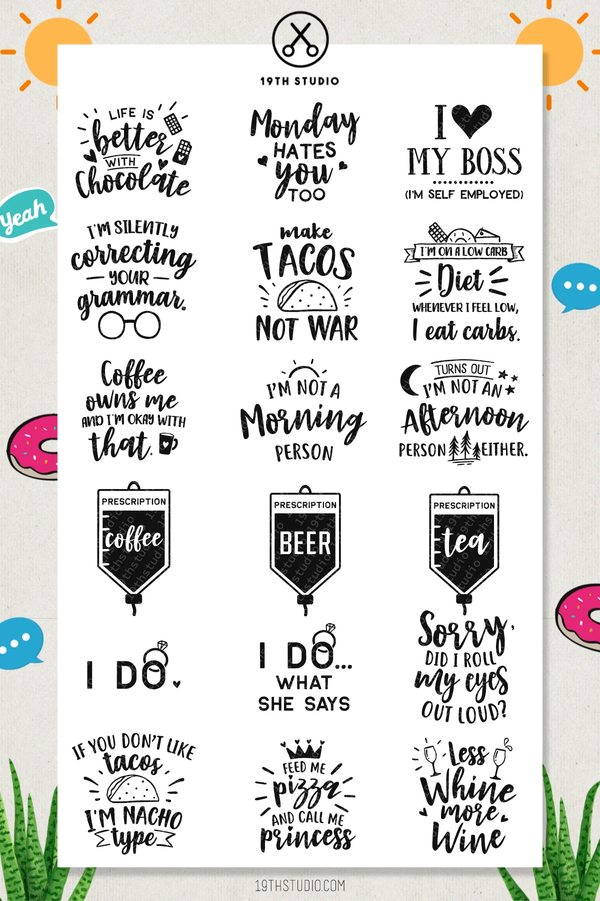 Funny quotes SVG bundle - Image 3