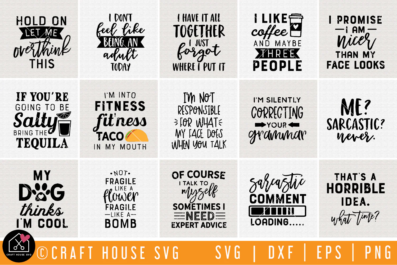 Funny Quotes SVG Bundle - Image 3