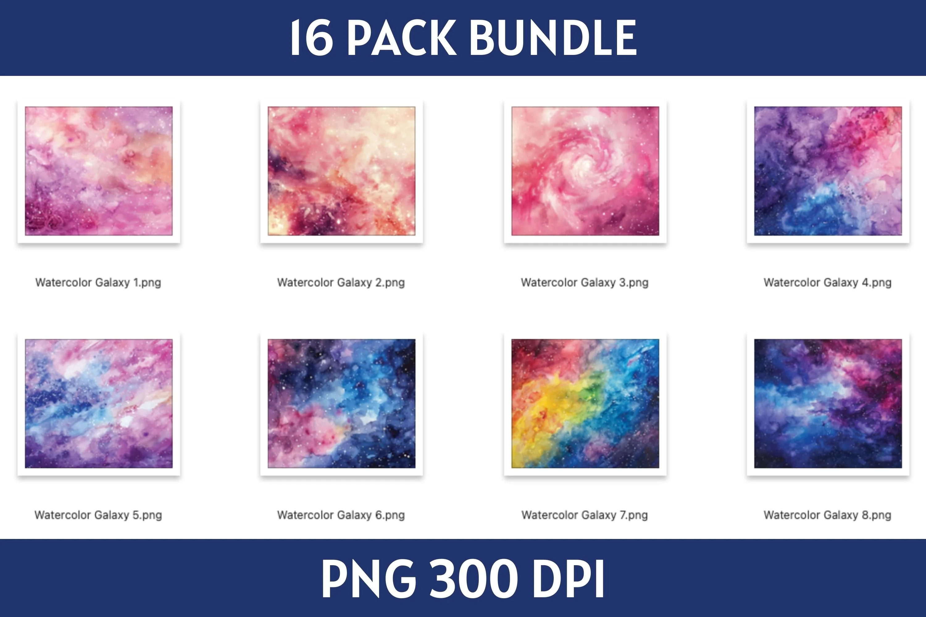 Galaxy Tumbler Sublimation Bundle PNG 20 oz - Image 3