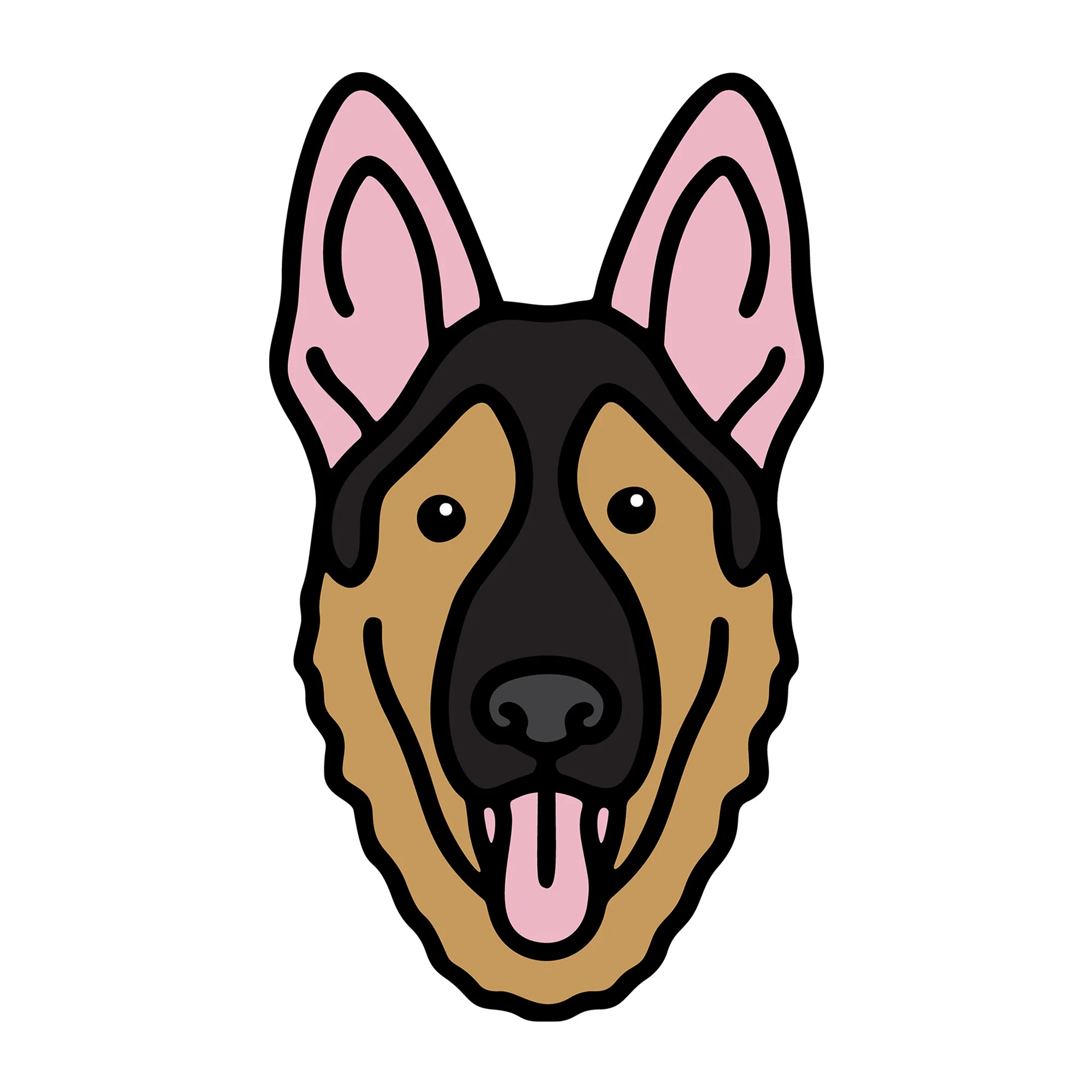 German Shepherd SVG