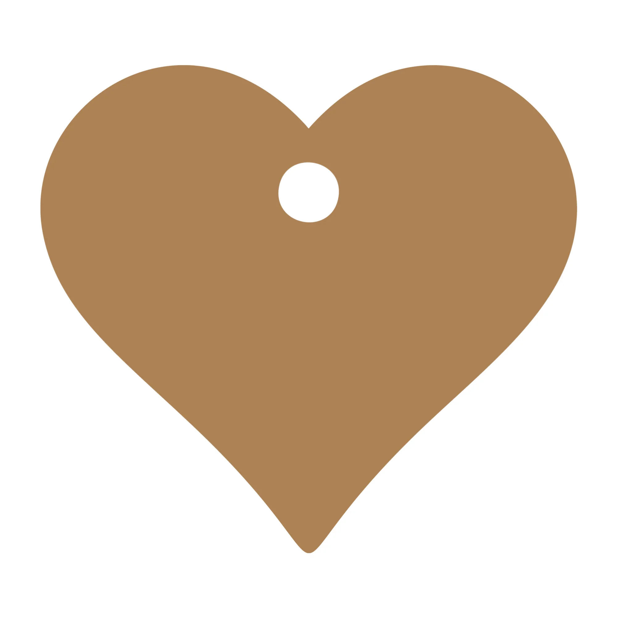 Gift Tag Heart SVG