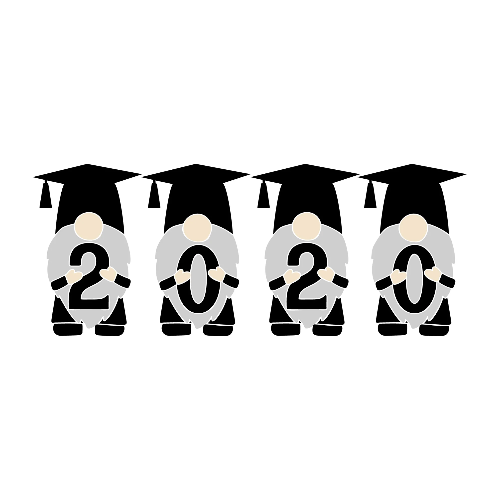 Gnome Graduation 2020 SVG