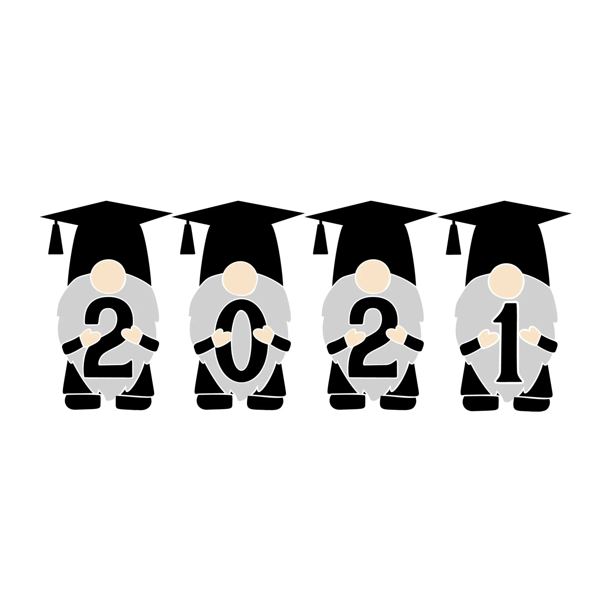 Gnome Graduation 2021 SVG