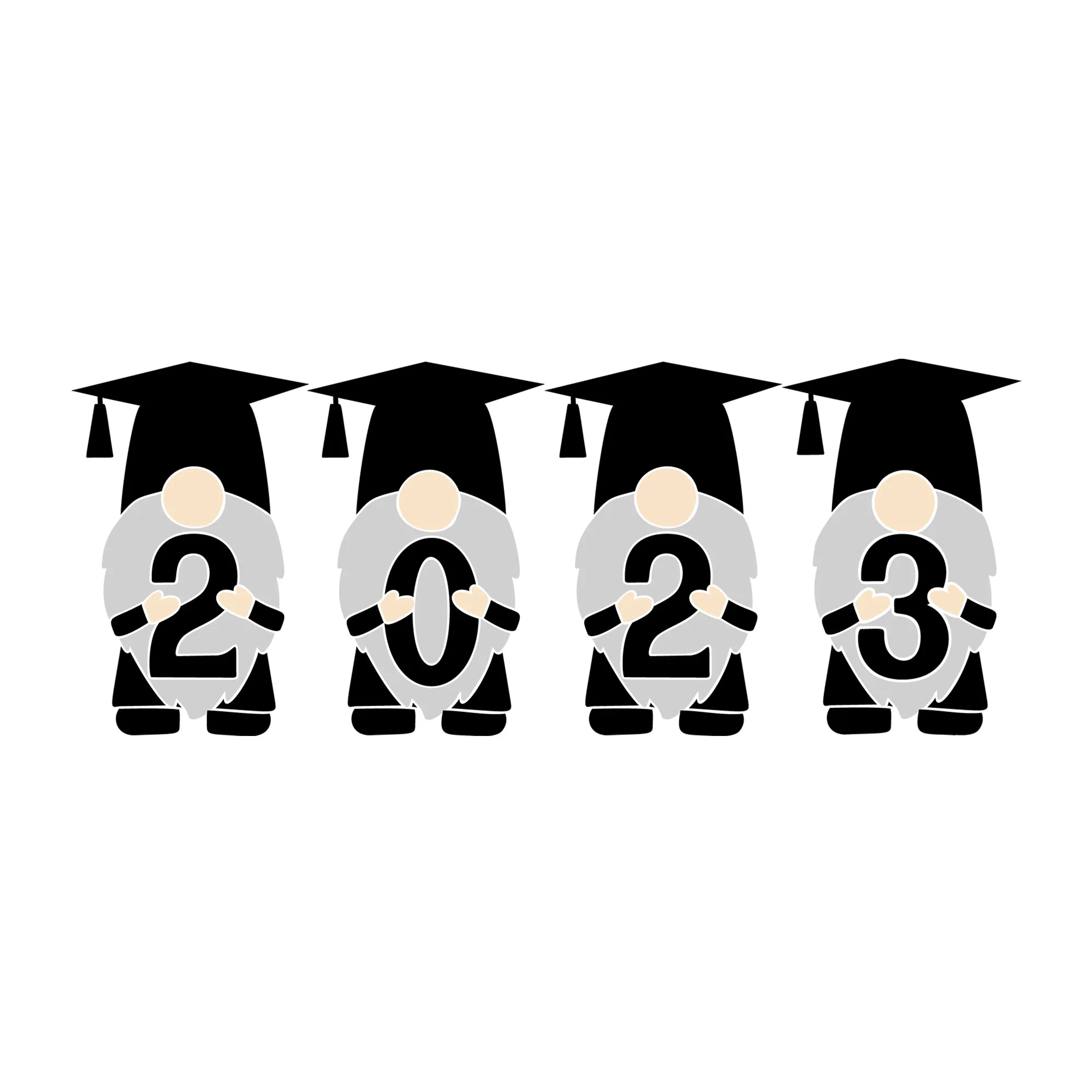 Gnome Graduation 2023 SVG