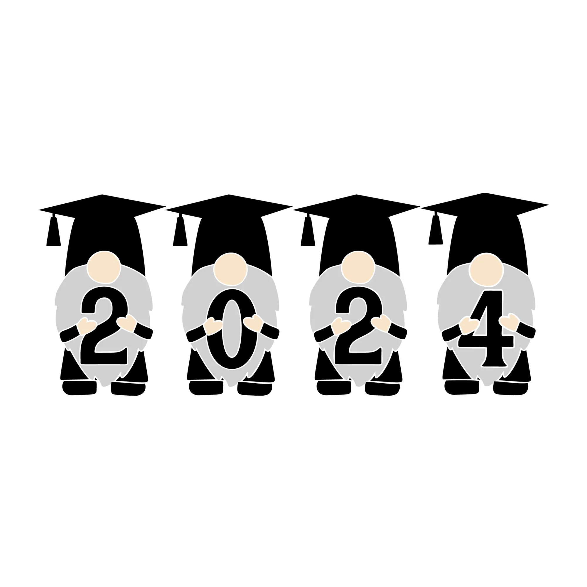 Gnome Graduation 2024 SVG