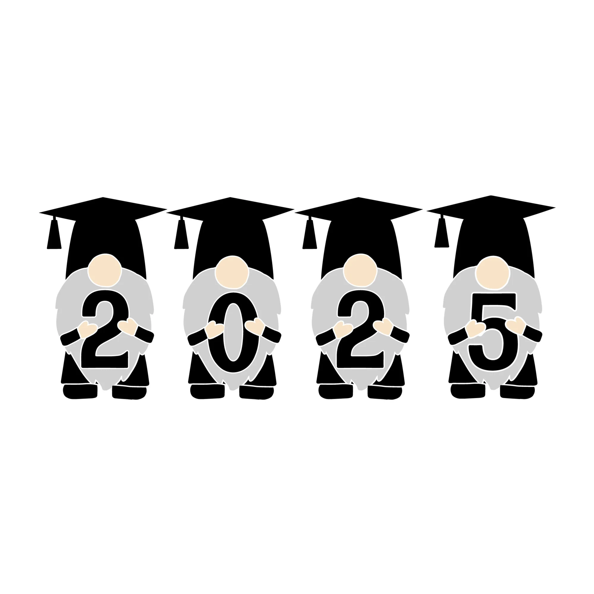 Gnome Graduation 2025 SVG