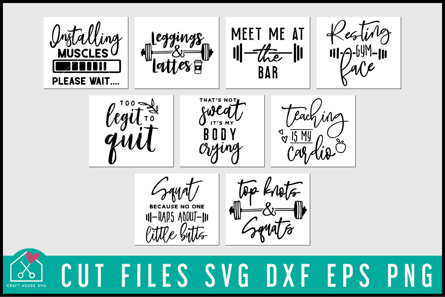 Gym SVG Bundle - Image 3