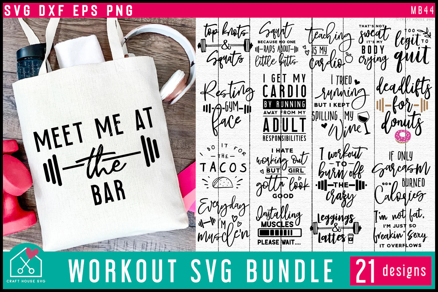 Gym SVG Bundle - Image 5