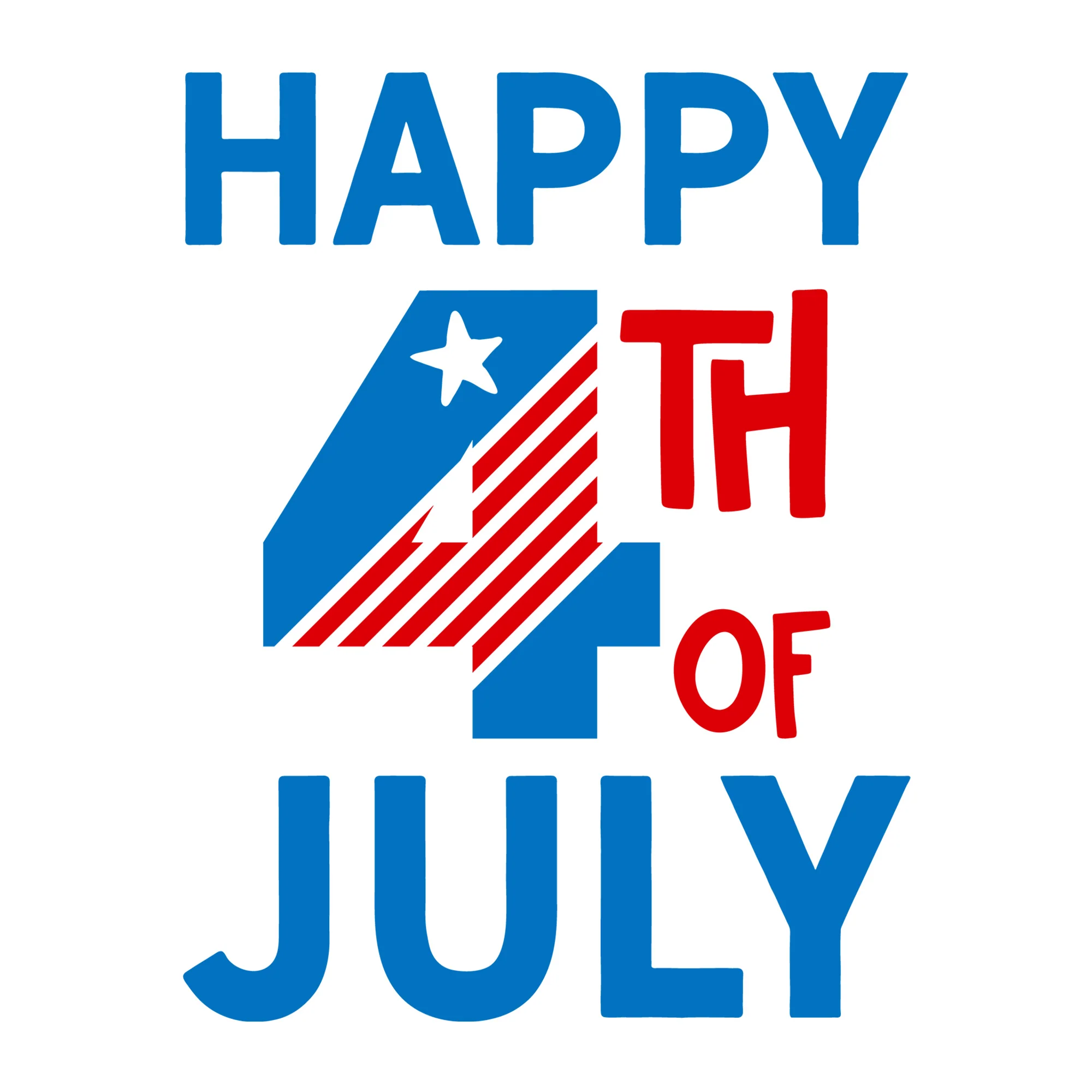 Happy 4th of July SVG