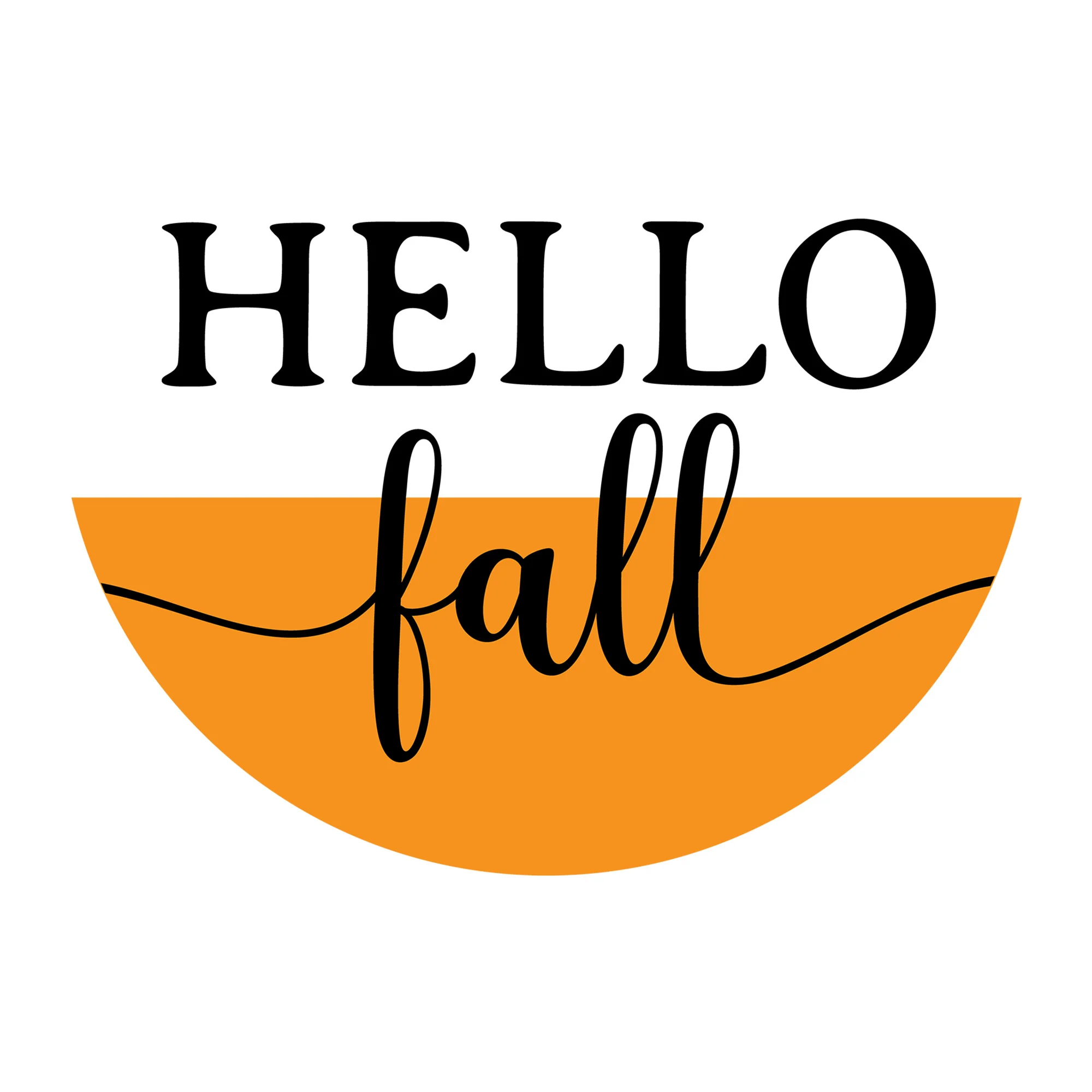 Hello Fall SVG
