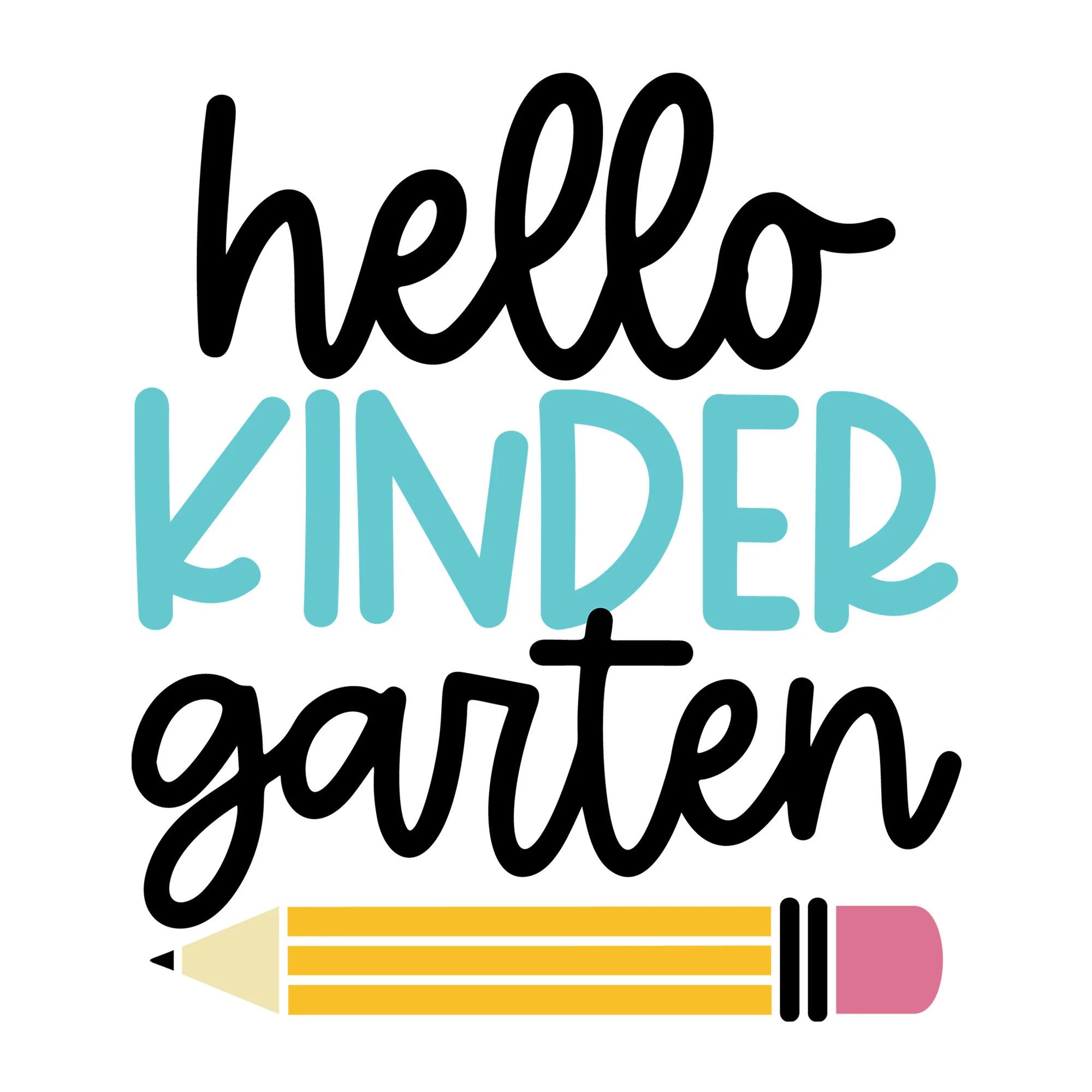 Hello Kindergarten SVG