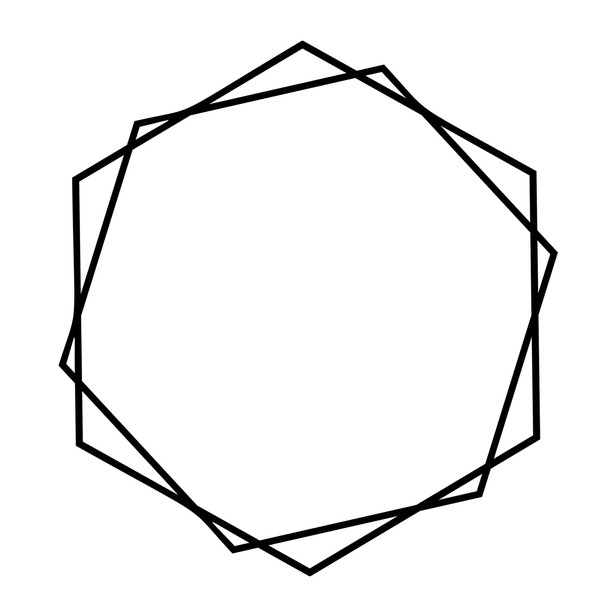 Hexagon Frame SVG