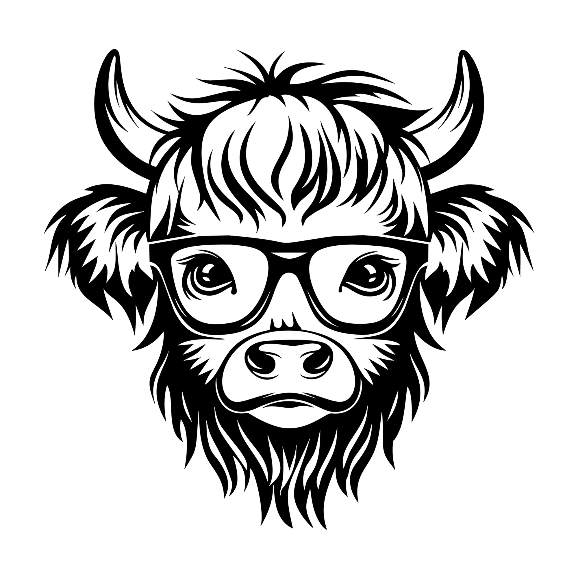 Highland Cow SVG