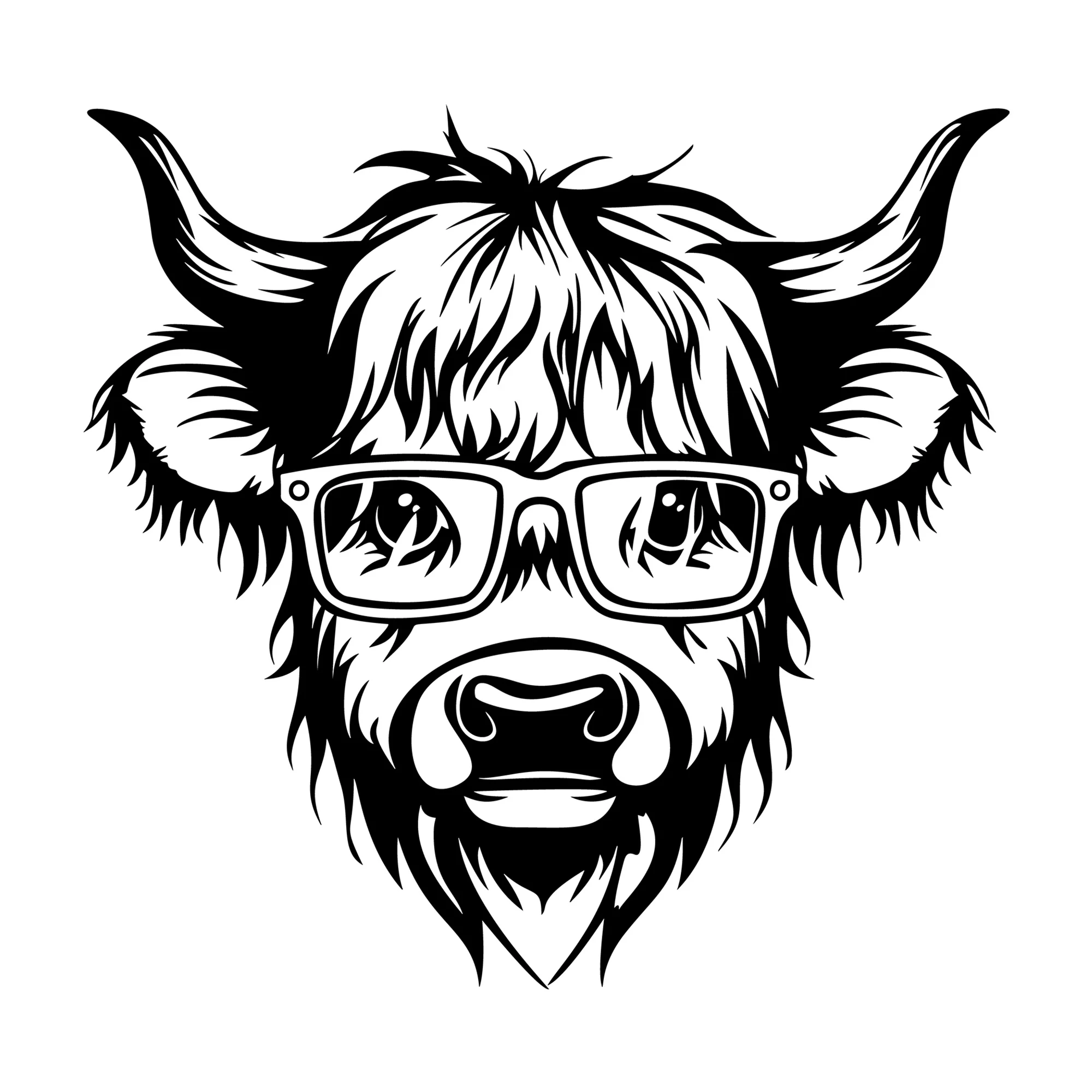 Highland Cow SVG